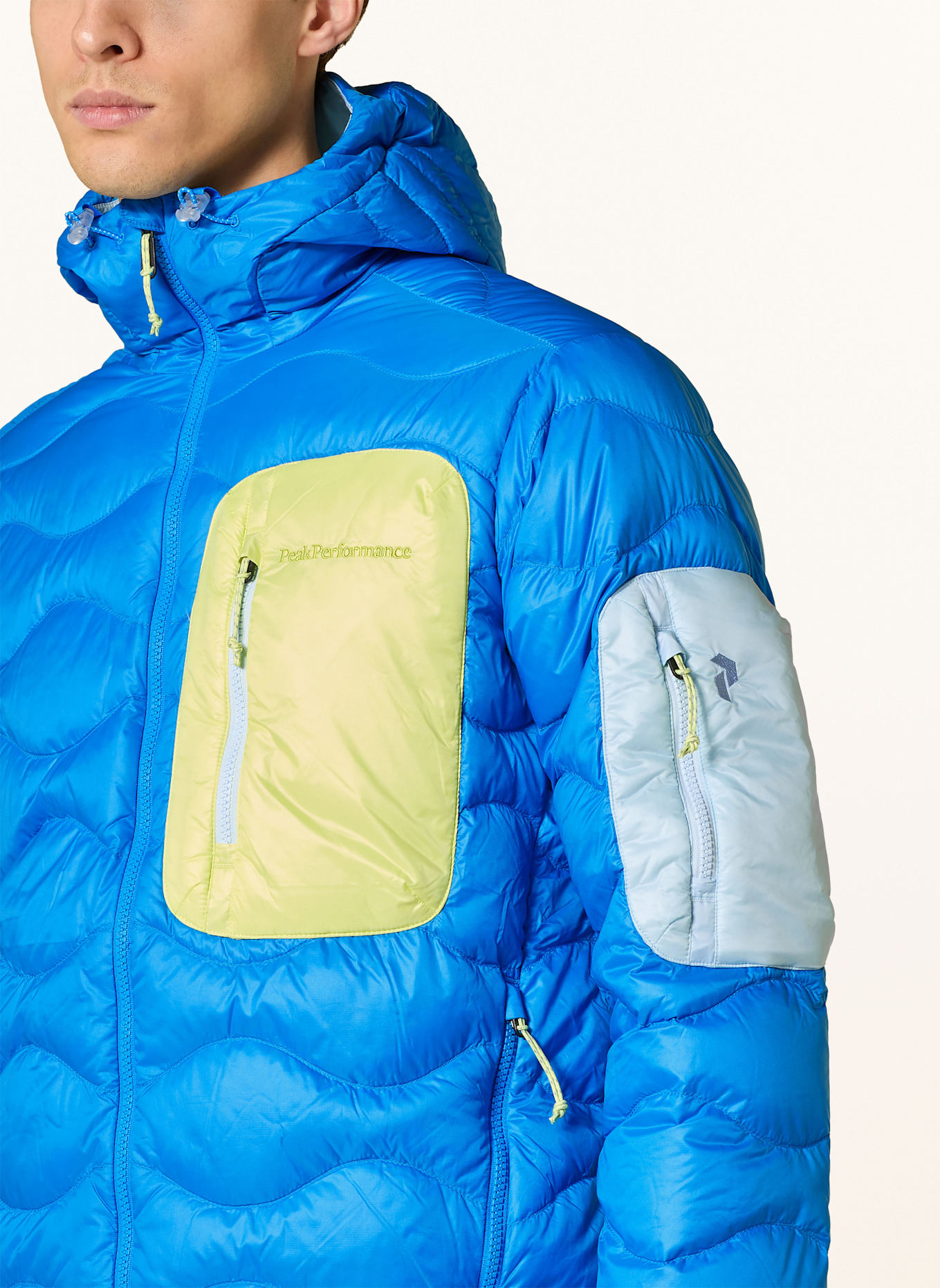 Peak Performance Daunenjacke HELIUM UTILITY: BLAU/ GELB