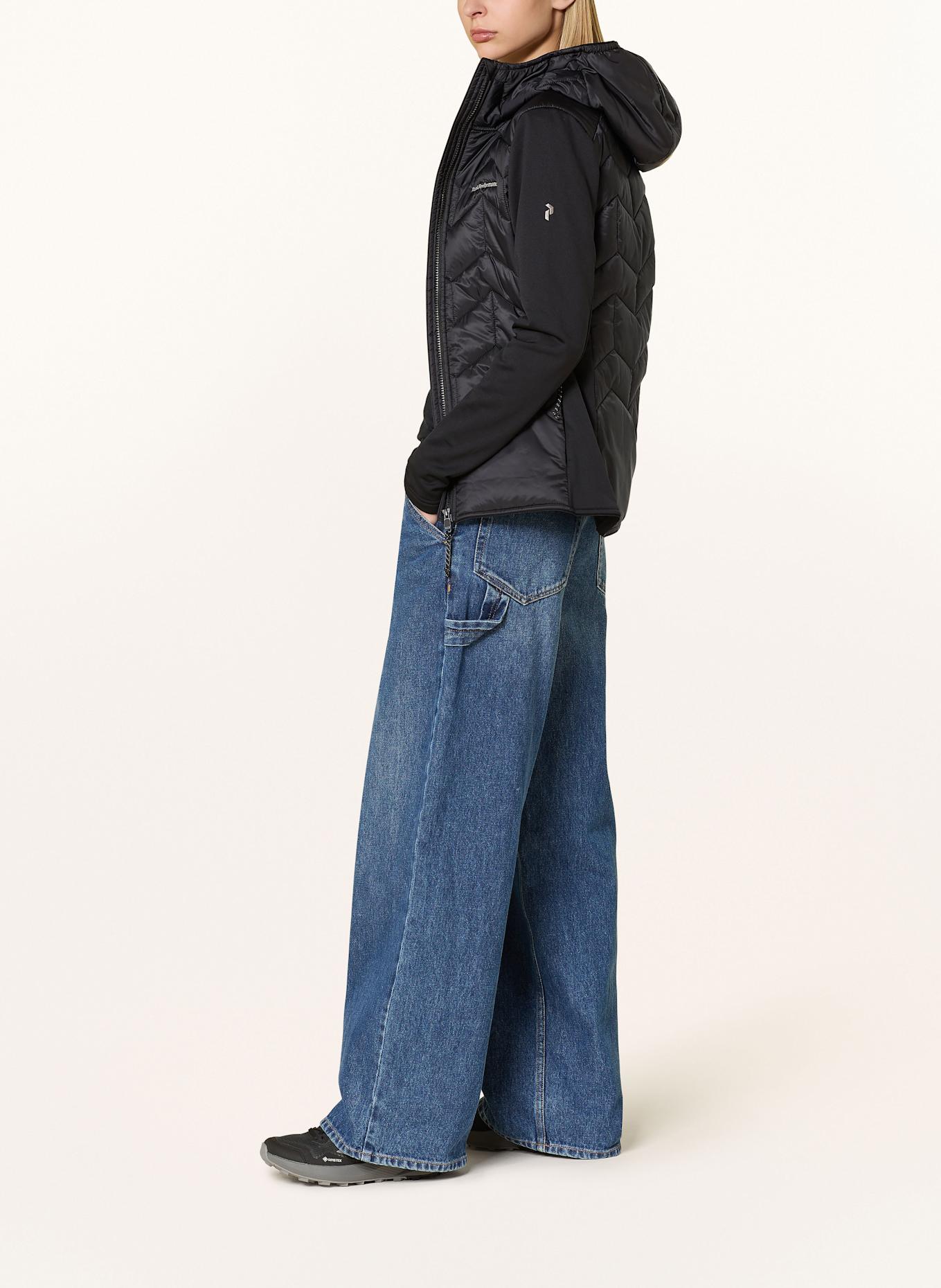 Peak Performance Hybrid-Steppjacke ELEVATE LINER: SCHWARZ