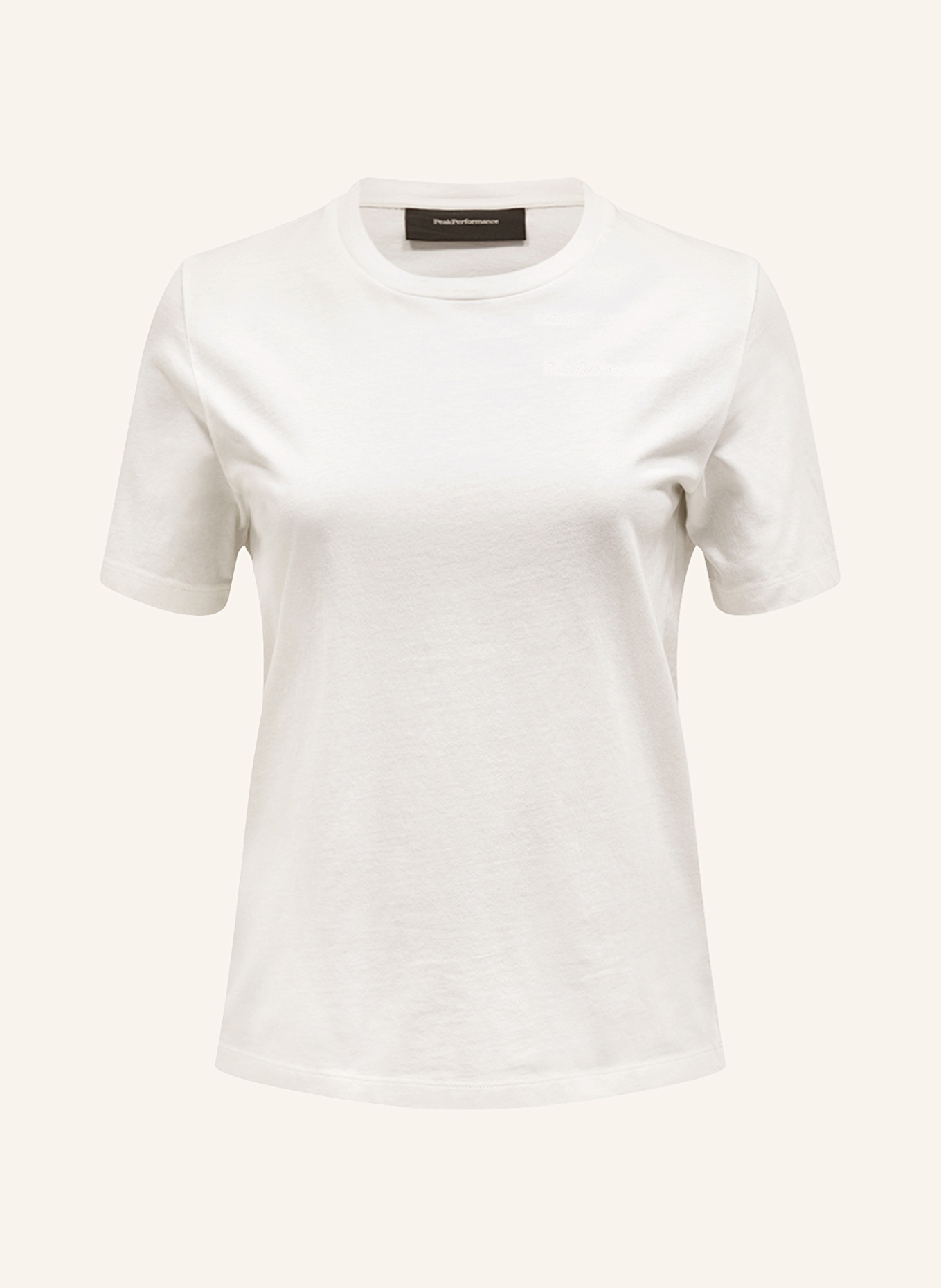 Peak Performance T-shirt ORIGINAL SMALL LOGO: WHITE