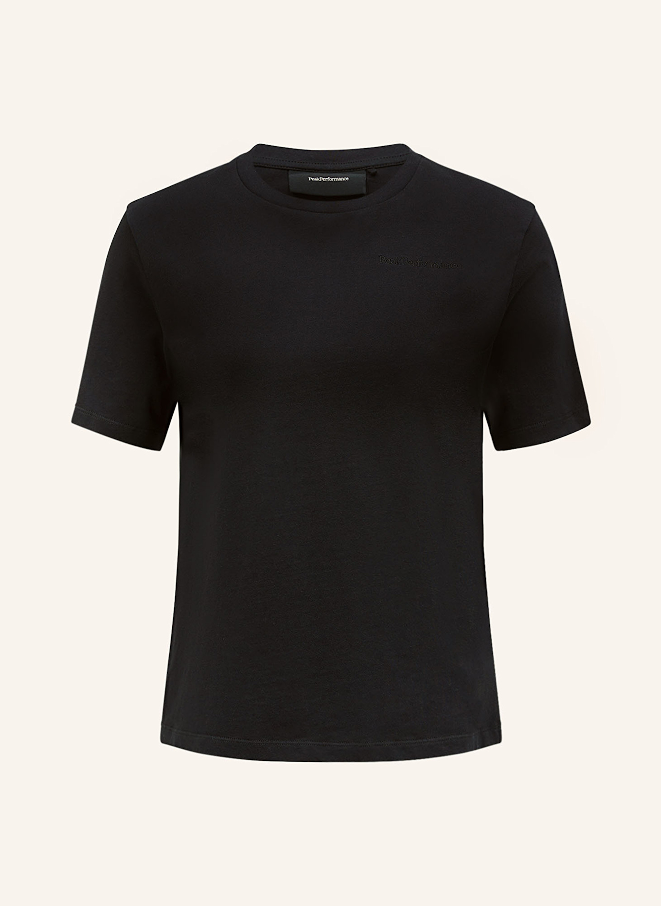 Peak Performance T-Shirt ORIGINAL SMALL LOGO: SCHWARZ