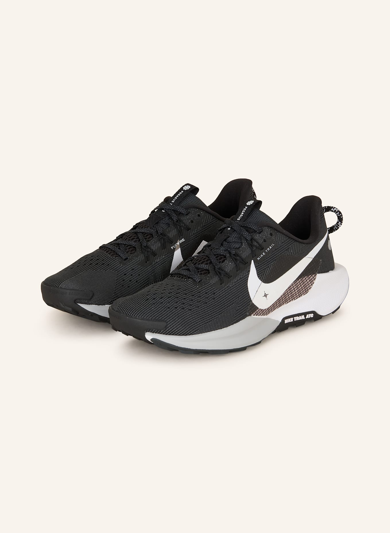 Nike Trailrunning-Schuhe REACTX PEGASUS TRAIL 5: SCHWARZ/ WEISS