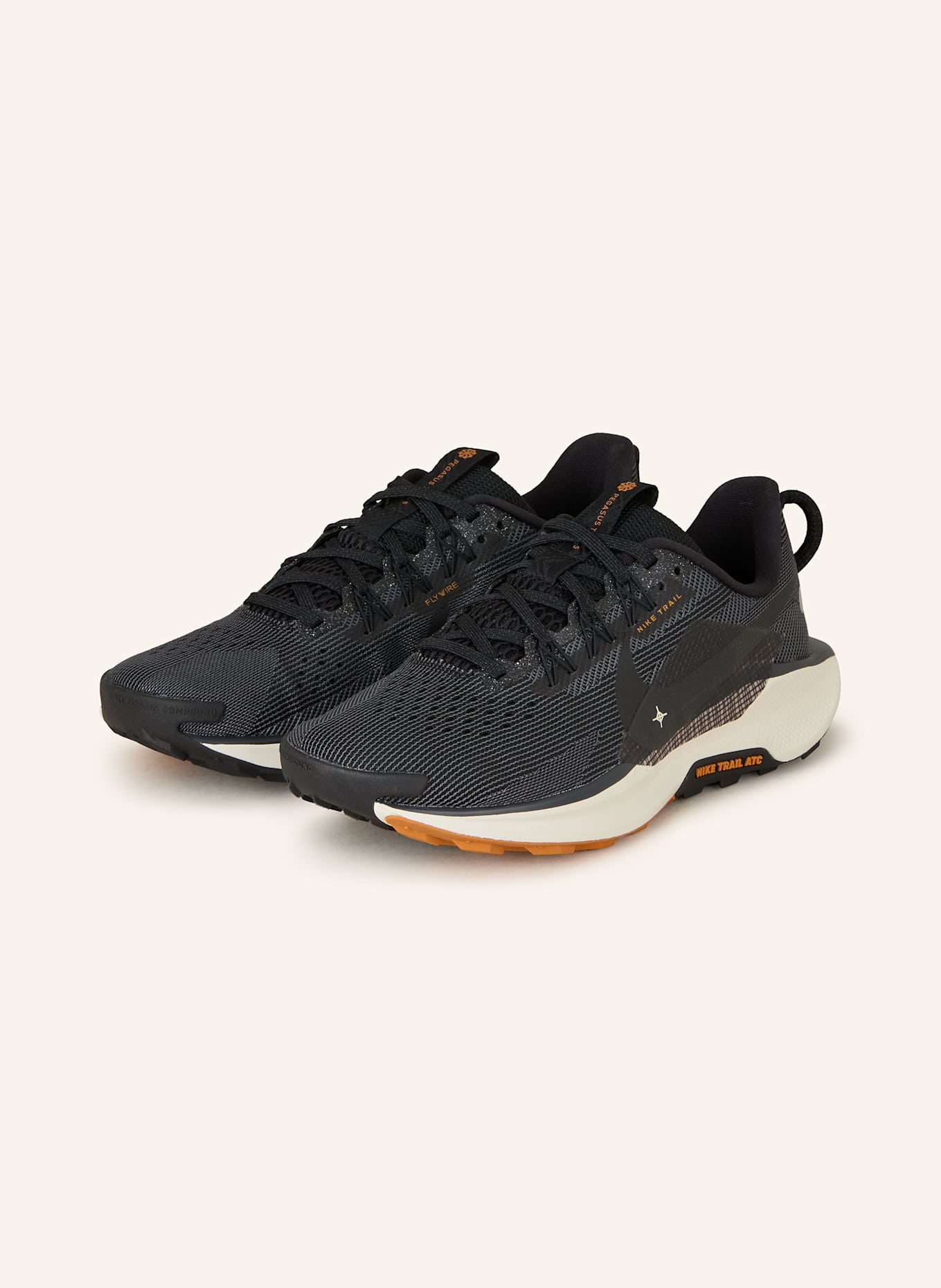 Nike Obuwie do biegania w terenie REACTX PEGASUS TRAIL 5: CZARNY