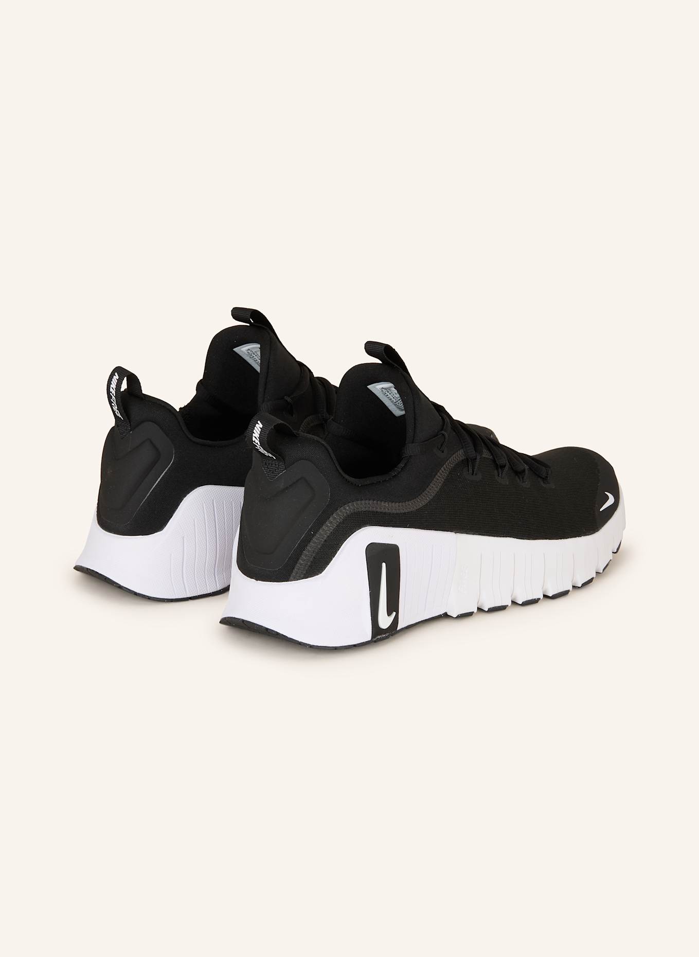 Nike FREE METCON 6 fitness shoes: BLACK/ WHITE