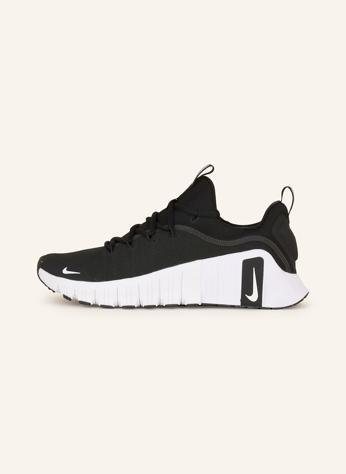 Nike FREE METCON 6 fitness shoes: BLACK/ WHITE