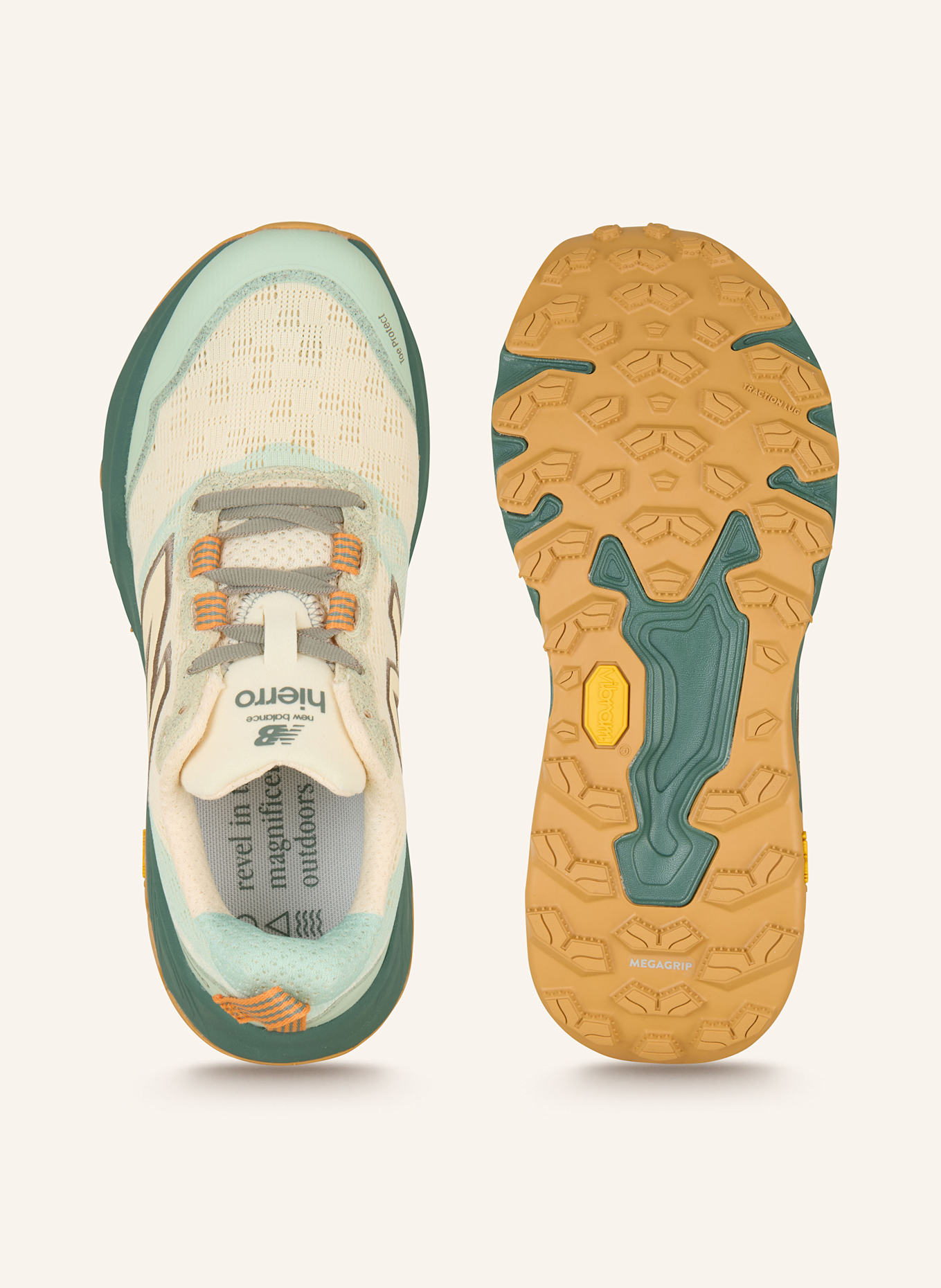 new balance Trailrunning-Schuhe FRESH FOAM X HIERRO V9: PETROL/ MINT/ HELLROT