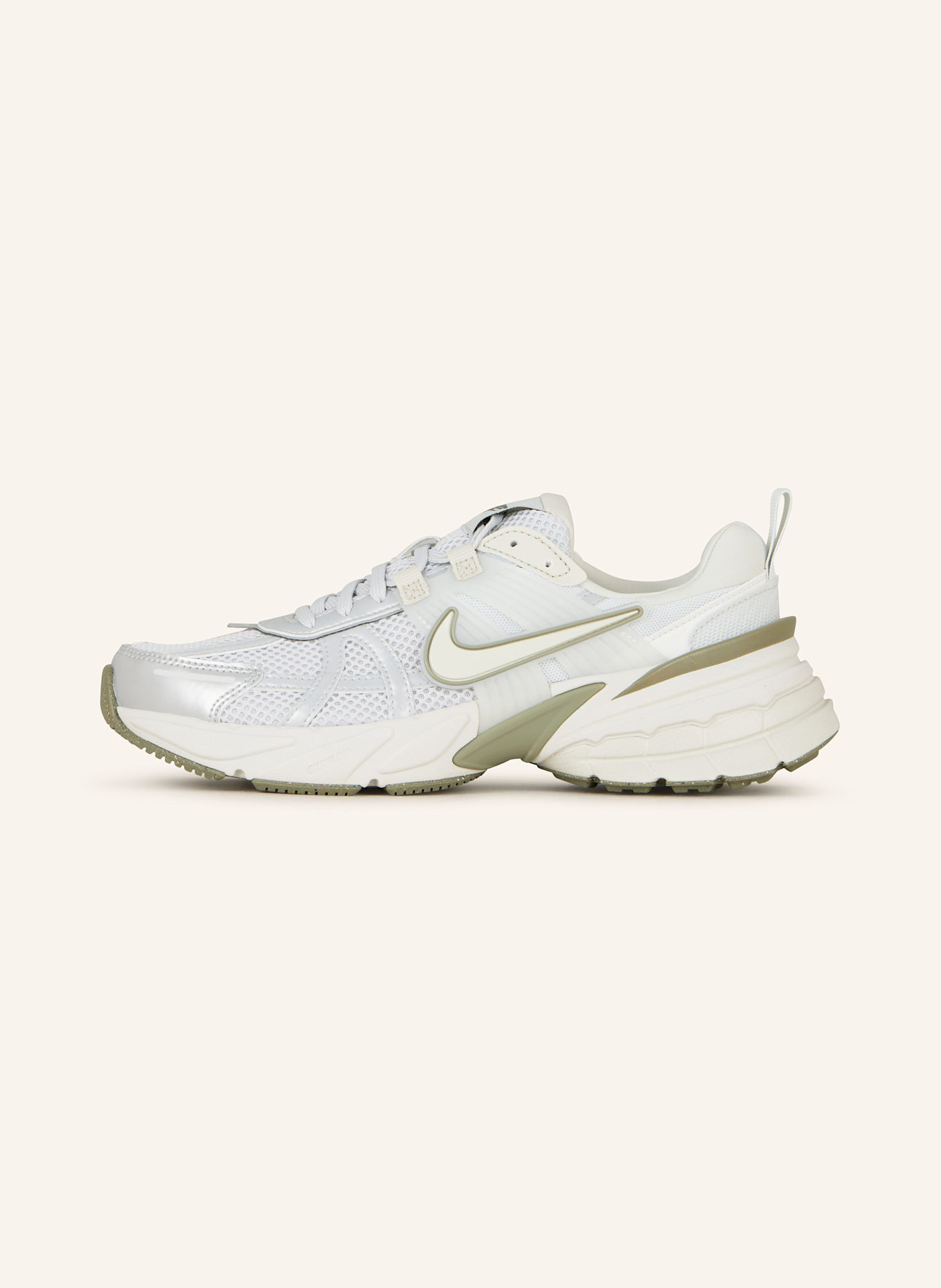 Nike Sneaker V2K RUN: HELLGRAU/ SILBER