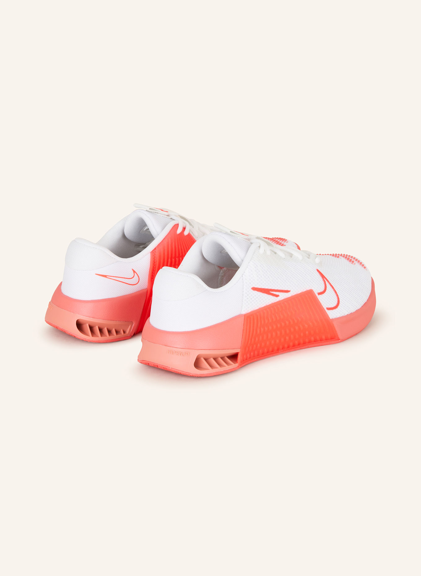 Nike Fitnessschuhe METCON 9: WEISS/ NEONROT