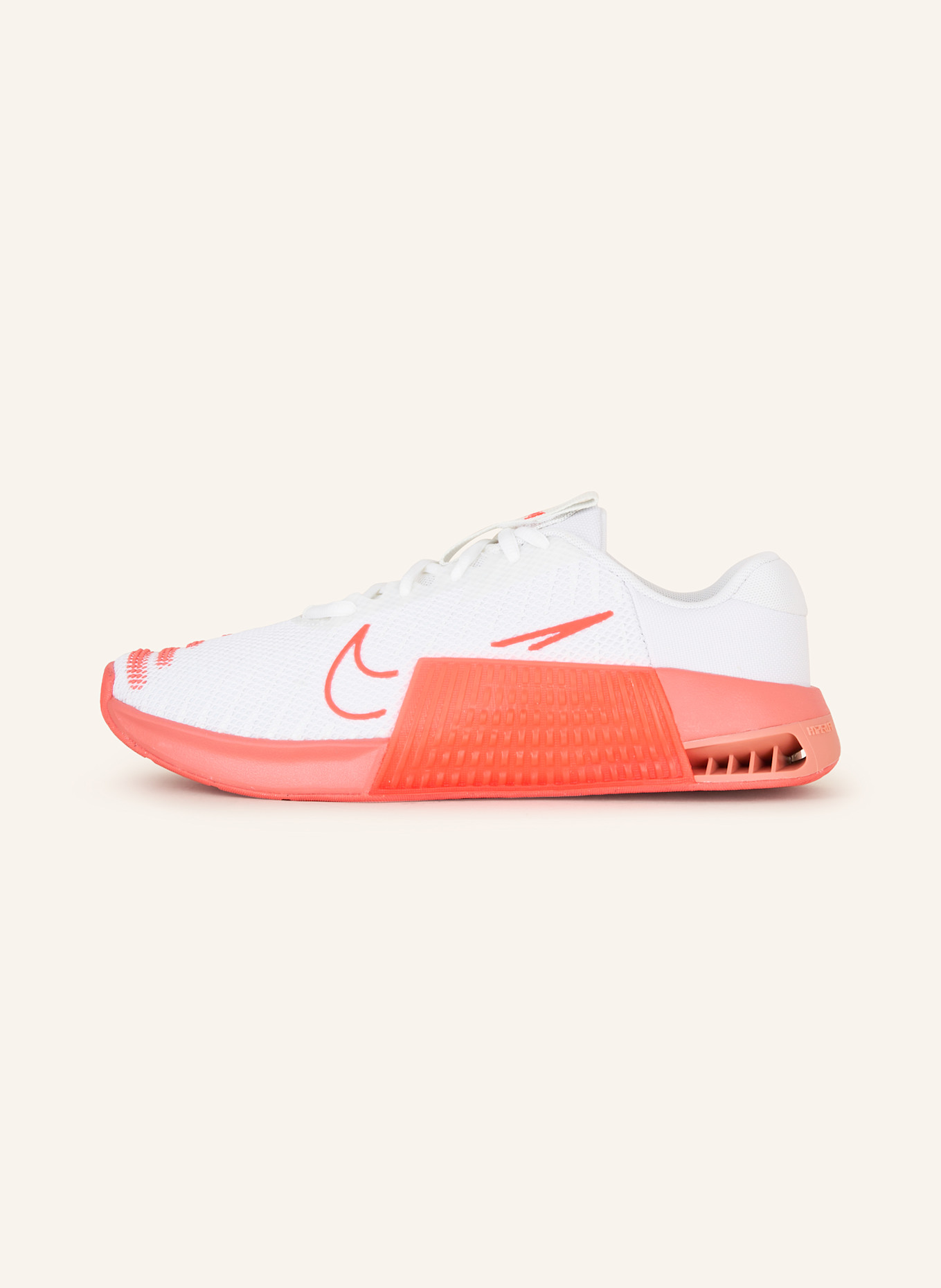 Nike Fitnessschuhe METCON 9: WEISS/ NEONROT