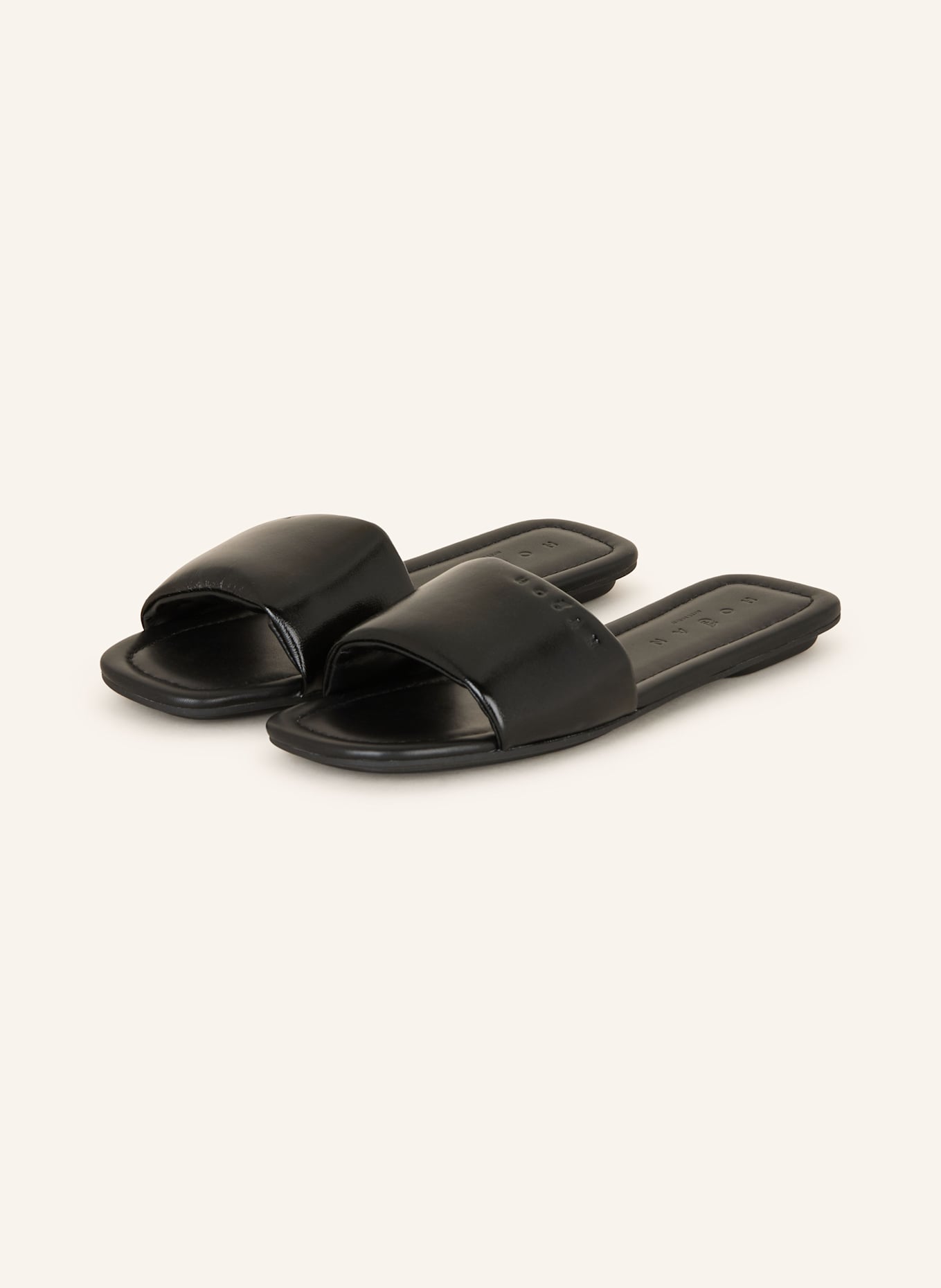 HOGAN Klapki H685: CZARNY