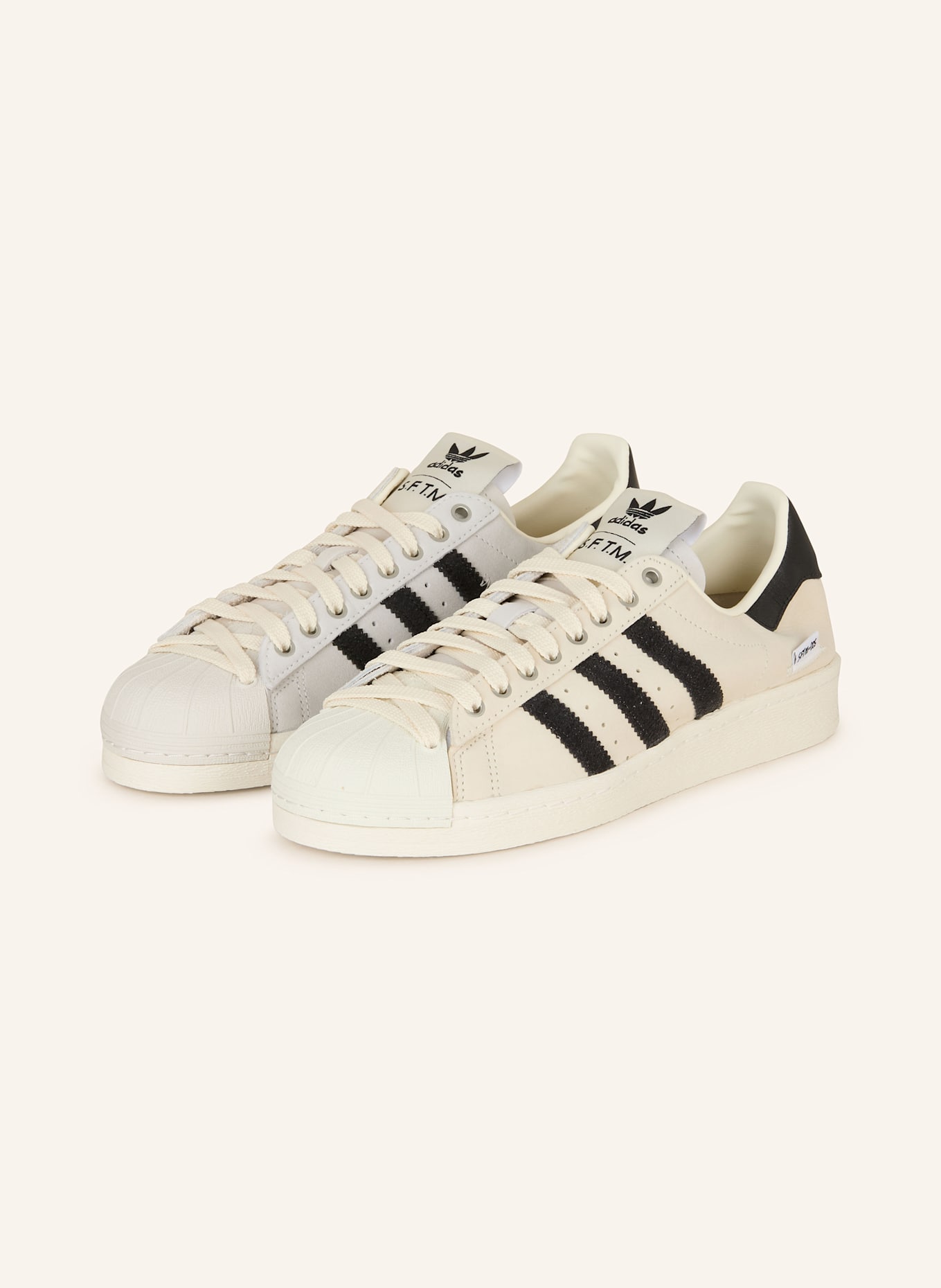 adidas Originals Sneaker SUPERSTAR SFTM: CREME/ SCHWARZ