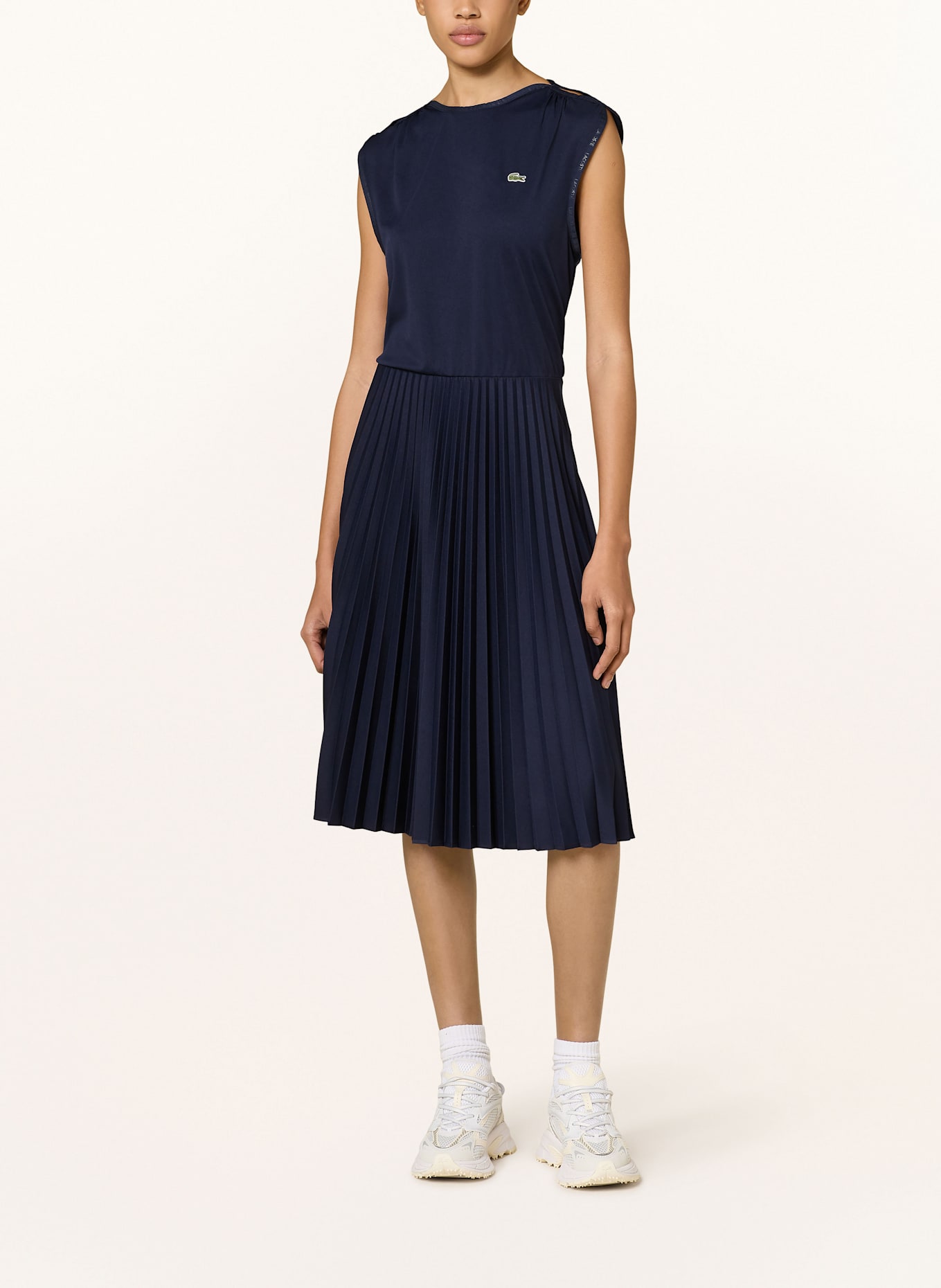 LACOSTE Kleid: DUNKELBLAU