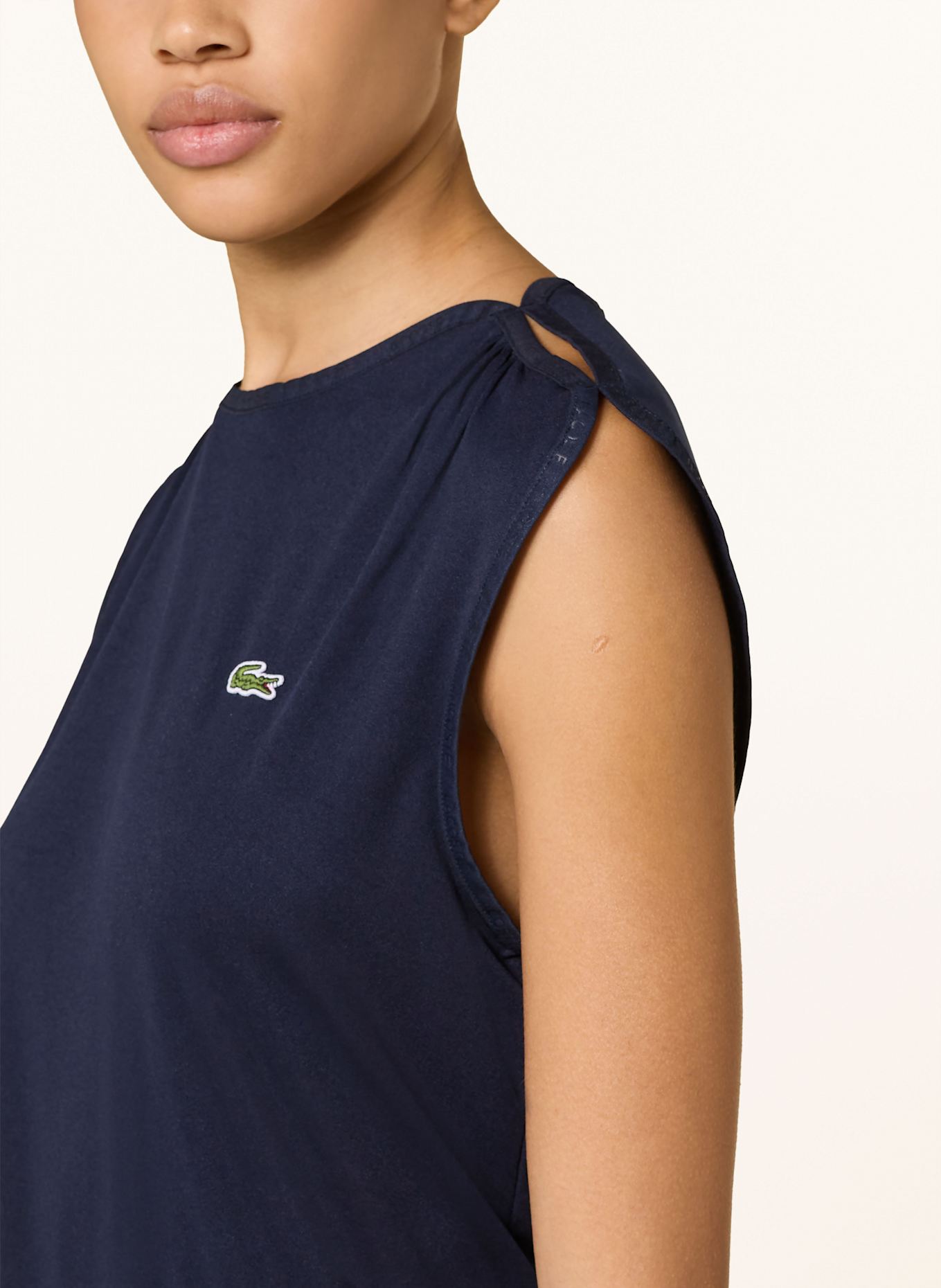 LACOSTE Kleid: DUNKELBLAU