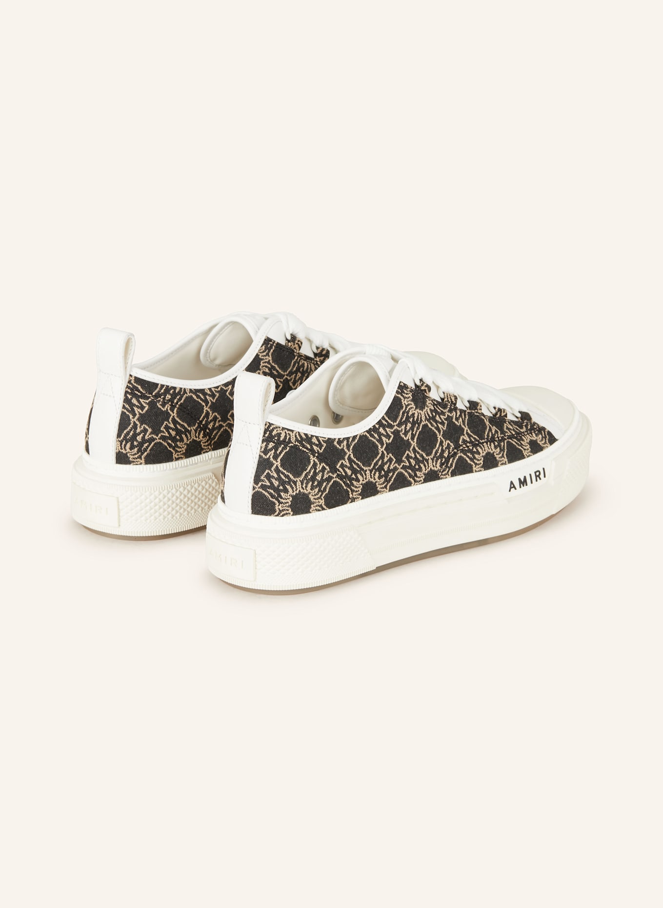 AMIRI Sneakers MA QUAD JACQUARD COURT LOW in black/ white