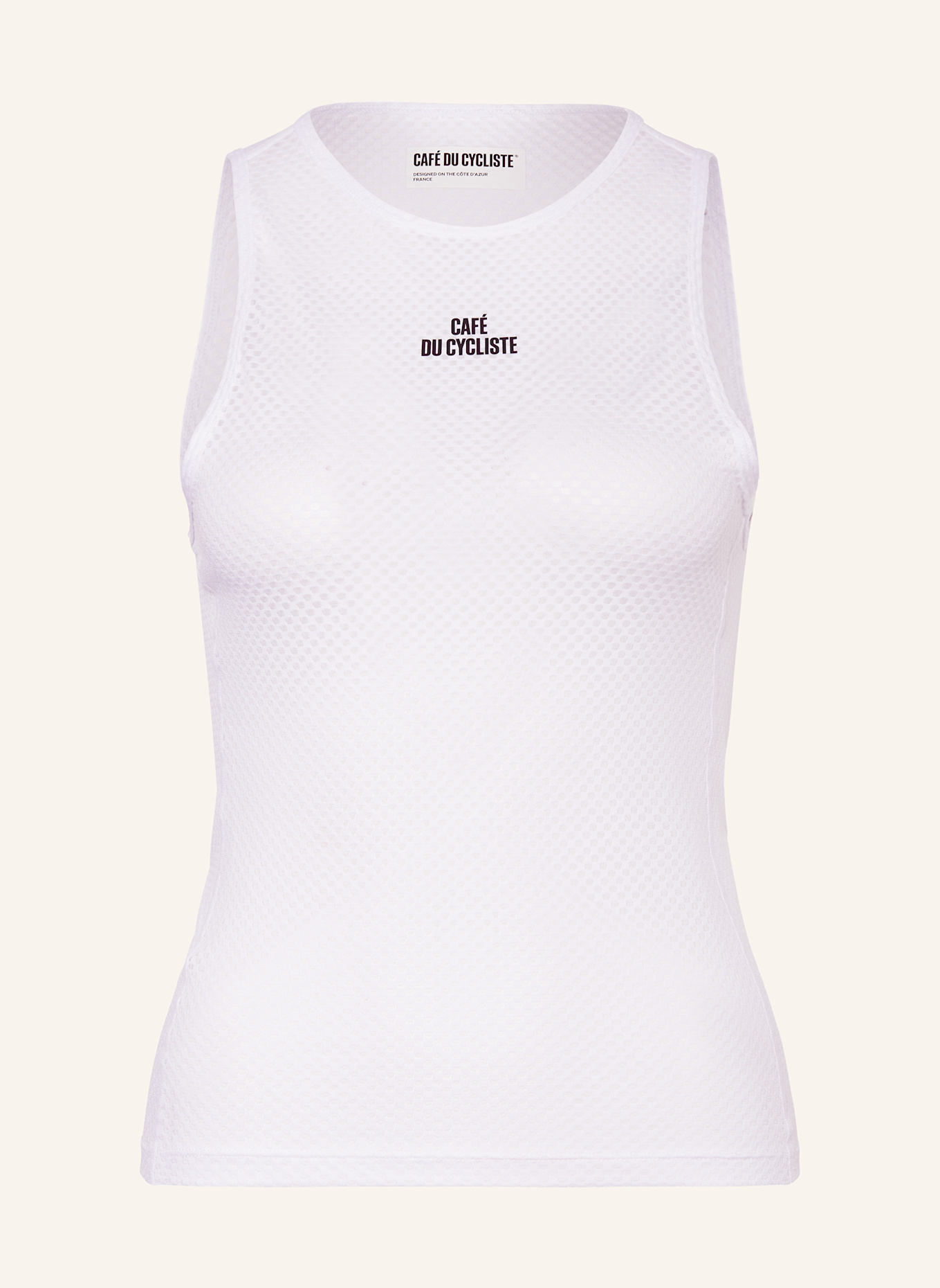 CAFÉ DU CYCLISTE Funkční spodní tričko LILIANE: BÍLÁ