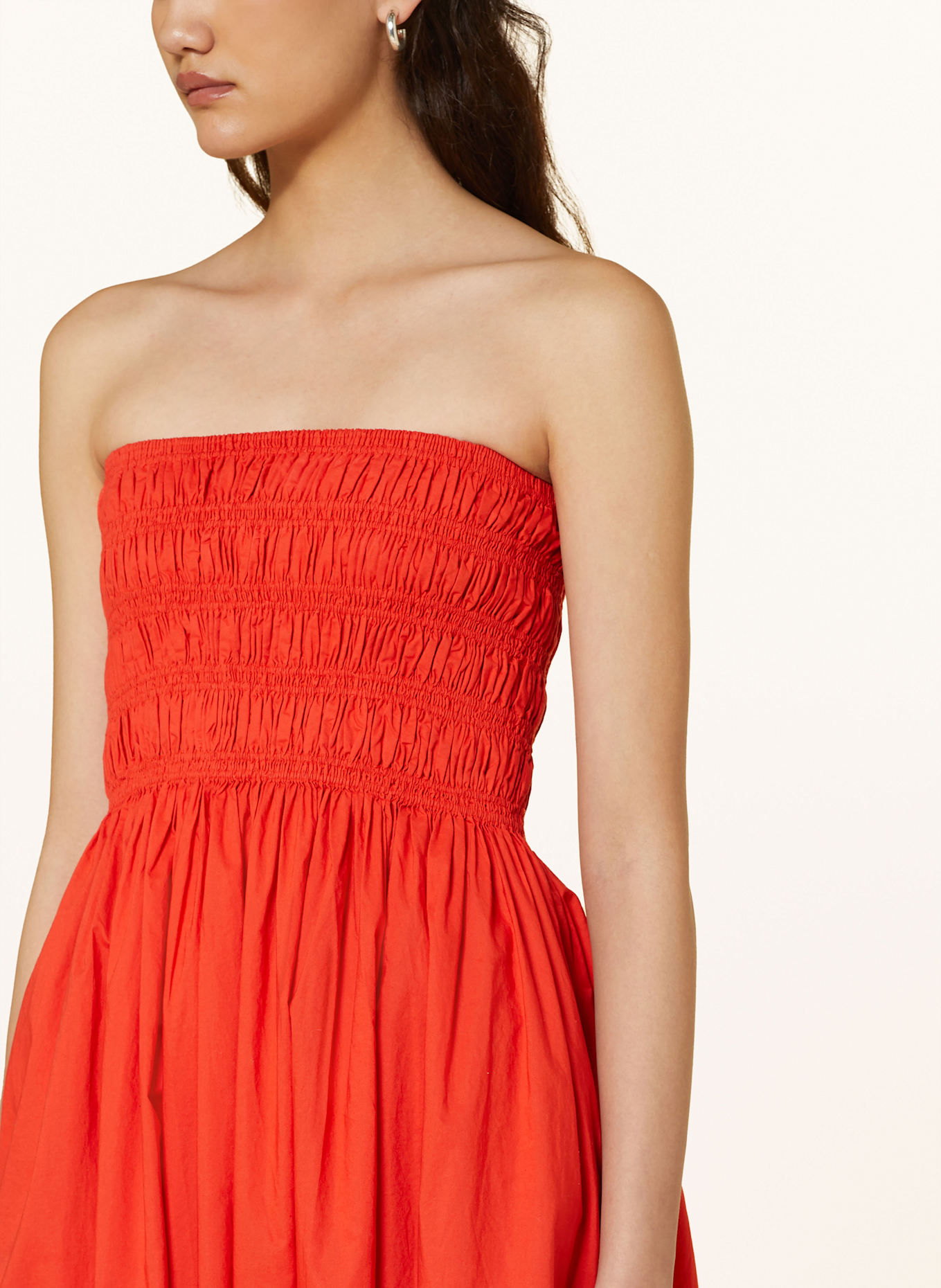 Juvia Off-Shoulder-Kleid PRISCILLA: ROT