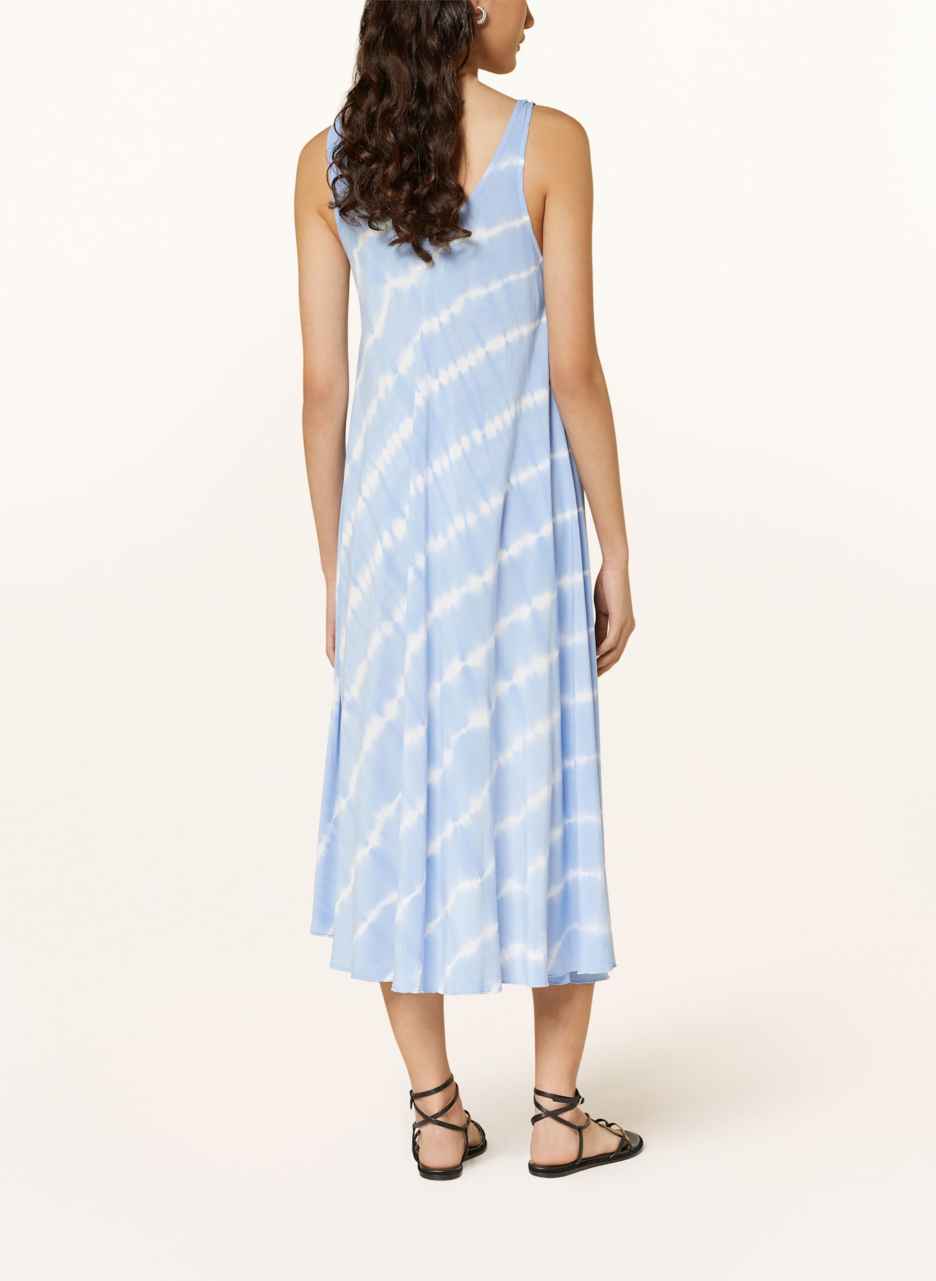 Juvia Jerseykleid JULES: HELLBLAU / WEISS