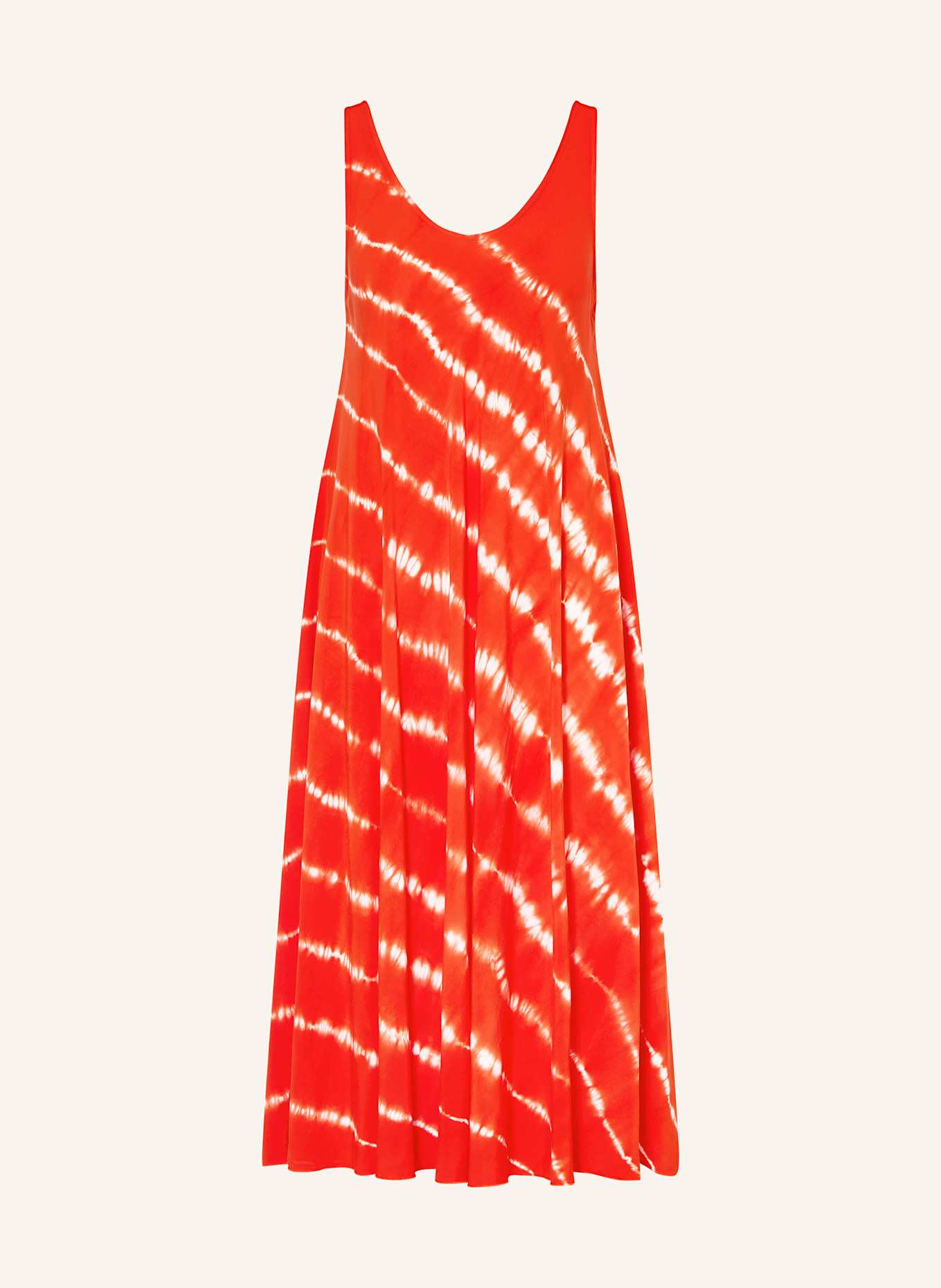 Juvia Jerseykleid JULES: ROT / WEISS