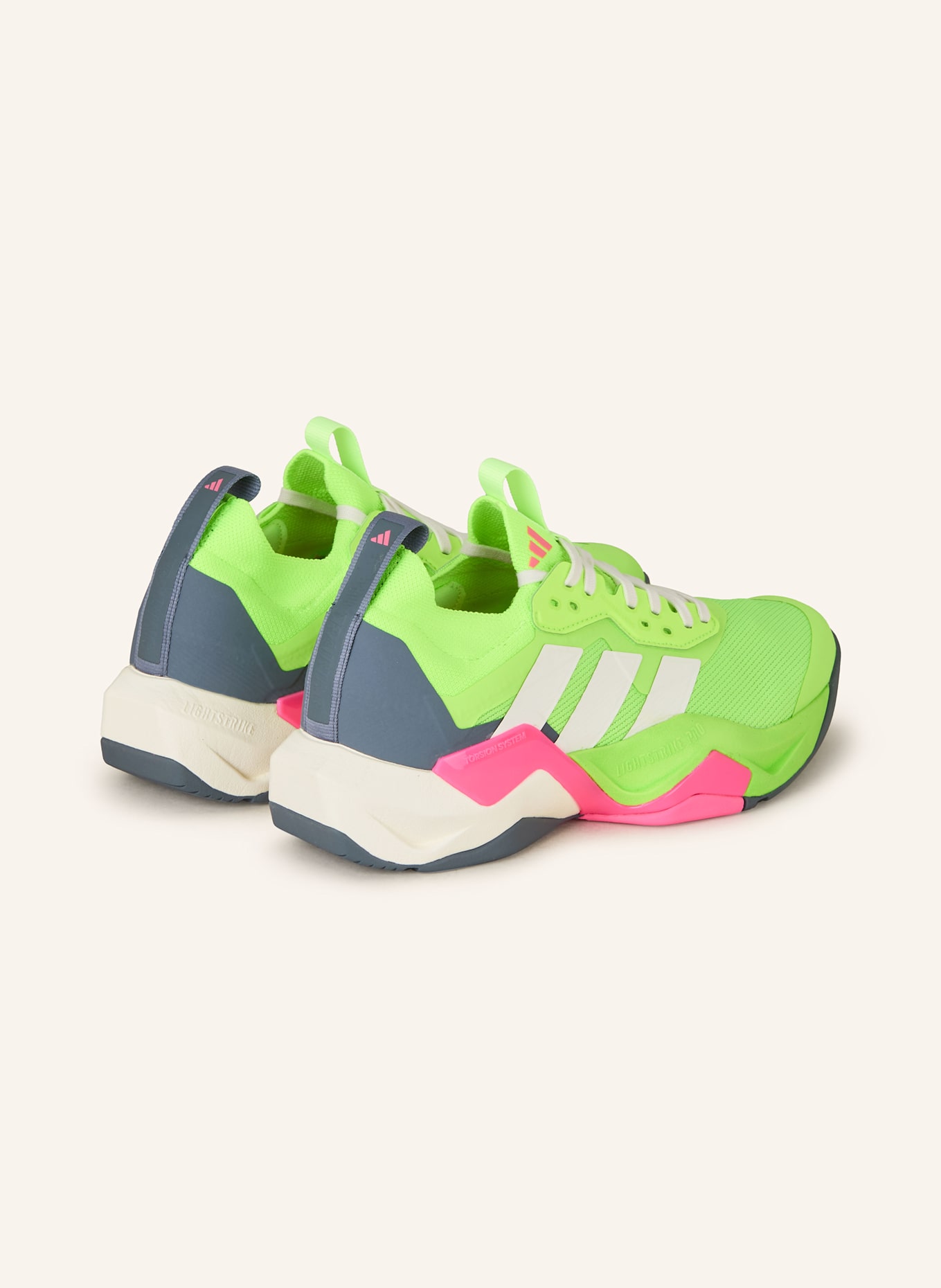 adidas Rapidmove ADV 2-Trainingsschuhe: NEONGRÜN/ NEONPINK/ DUNKELGRAU