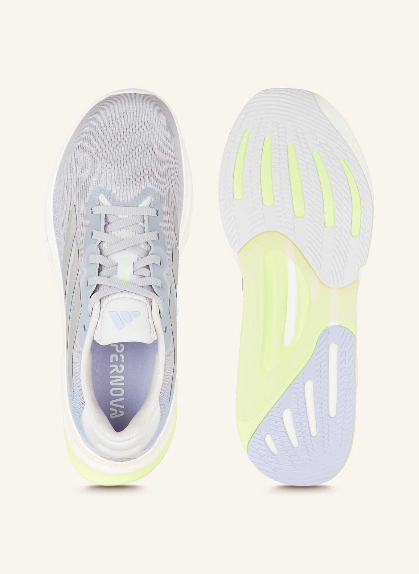 adidas Laufschuhe SUPERNOVA SOLUTION 2: HELLBLAU/ SILBER