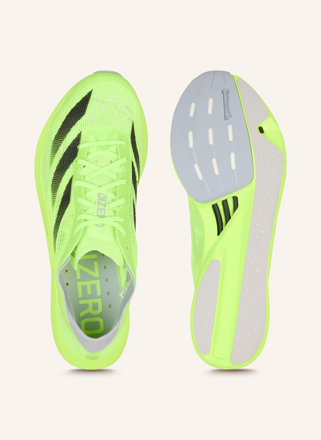 adidas Running shoe ADIZERO TAKUMI SEN 10: NEON YELLOW