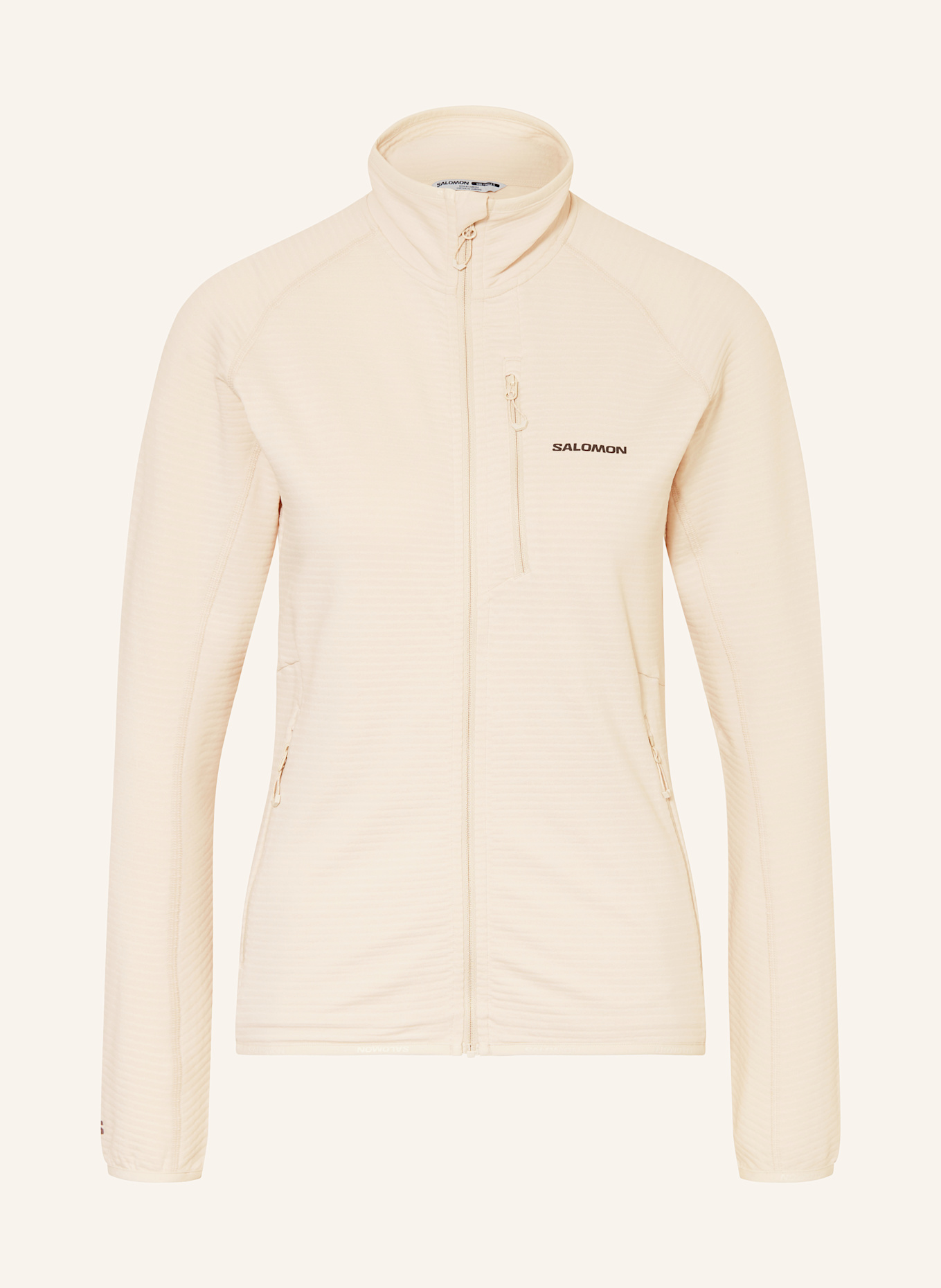 SALOMON Midlayer-Jacke ESSENTIAL LIGHTWARM: CREME