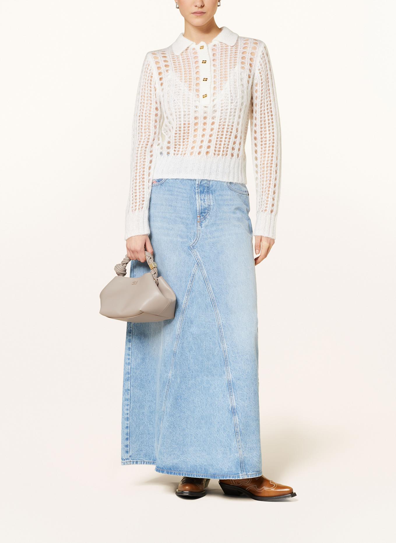 GANNI Kabelka BOU SMALL: ČERNOŠEDÁ