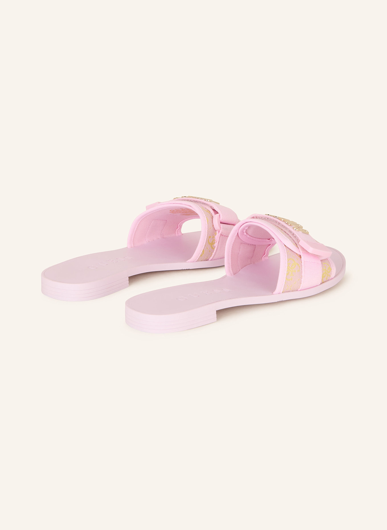 GUESS Slides ELYZE4, Color: PINK/ YELLOW (Image 2)