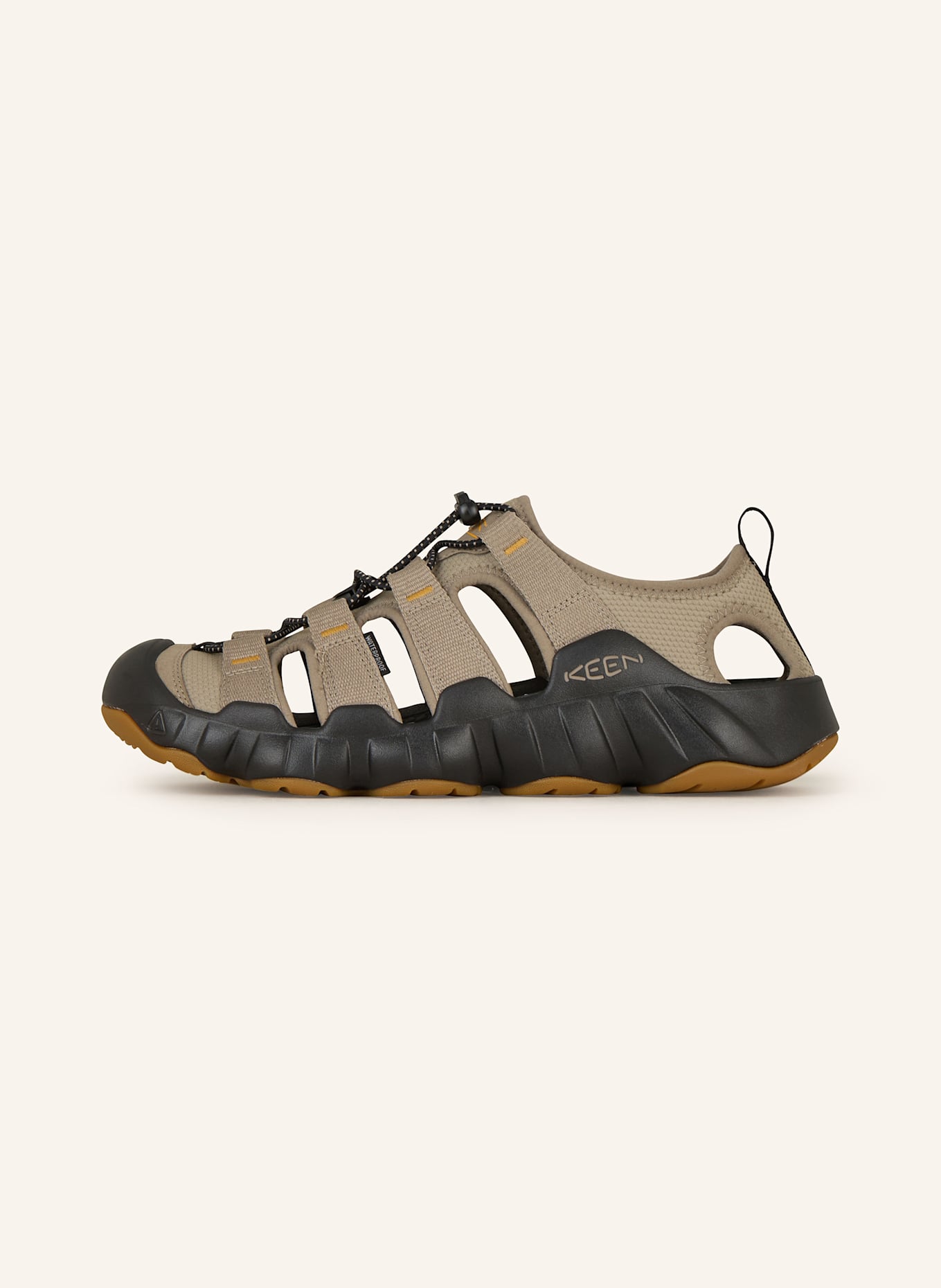 KEEN HYPERPORT H2 trekking sandals: TAUPE / BLACK