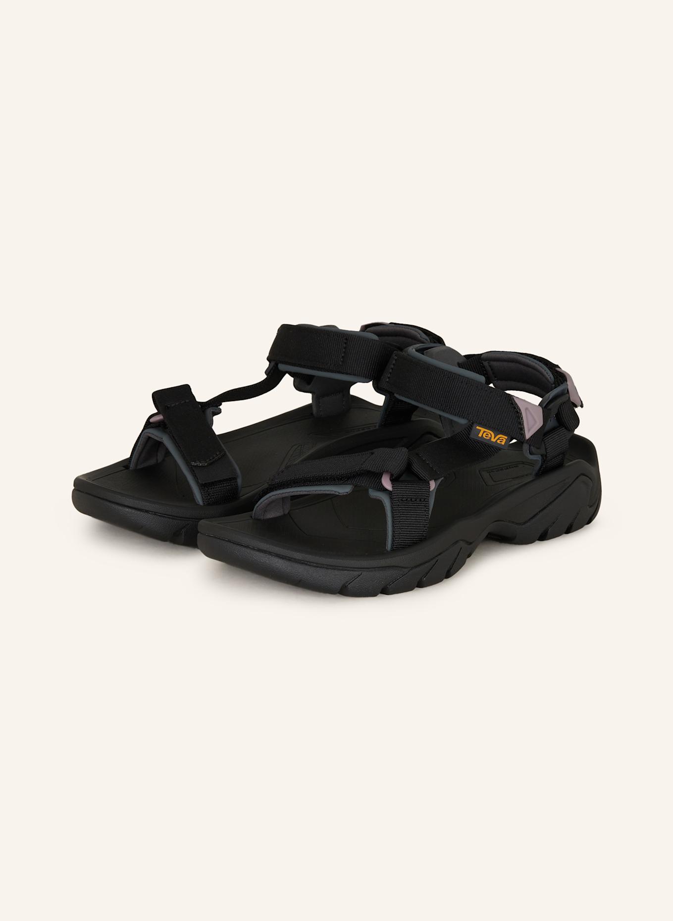 Teva TERRA FI 5 UNIVERSAL trekking sandals: BLACK