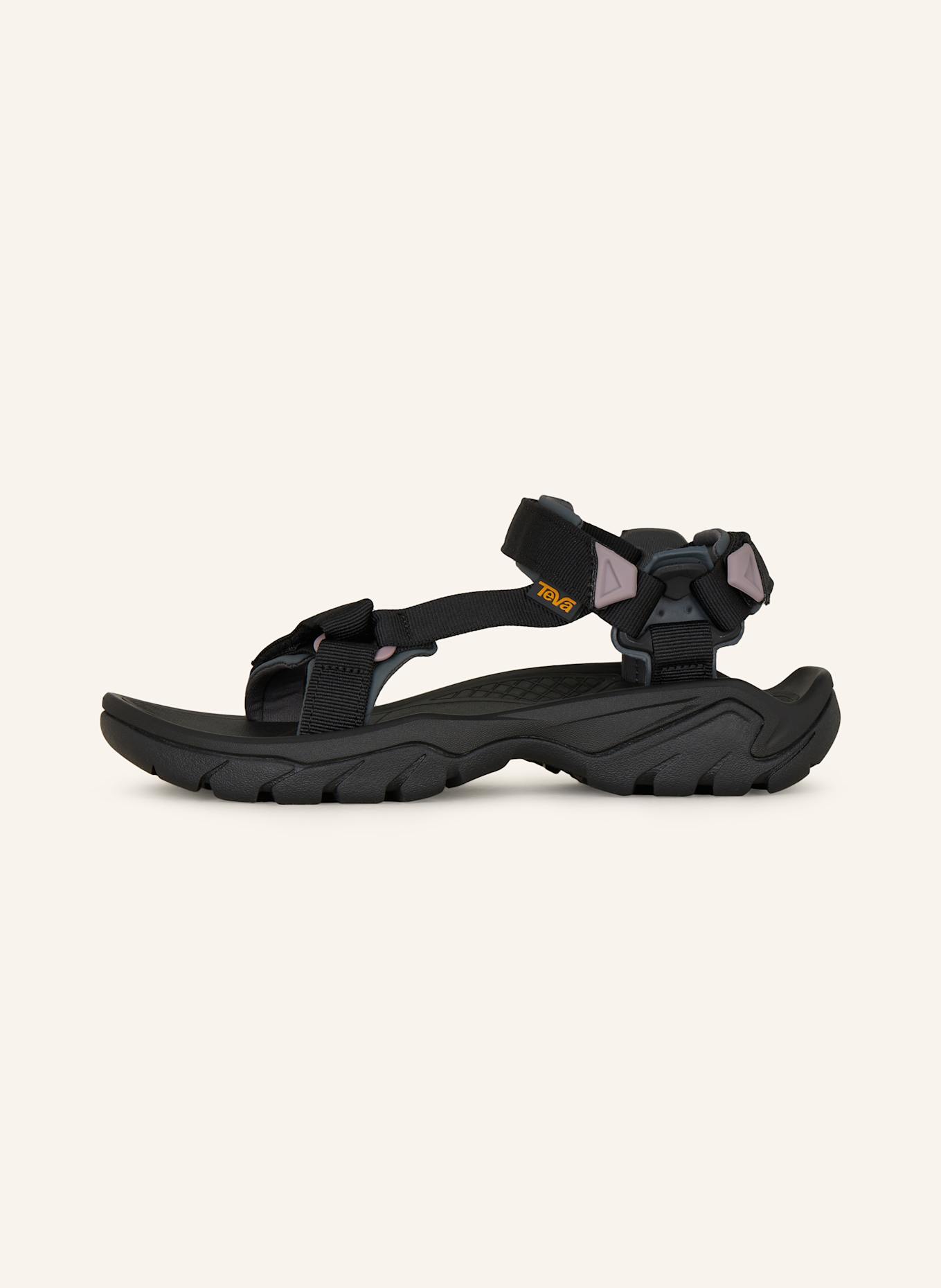Teva TERRA FI 5 UNIVERSAL trekking sandals: BLACK