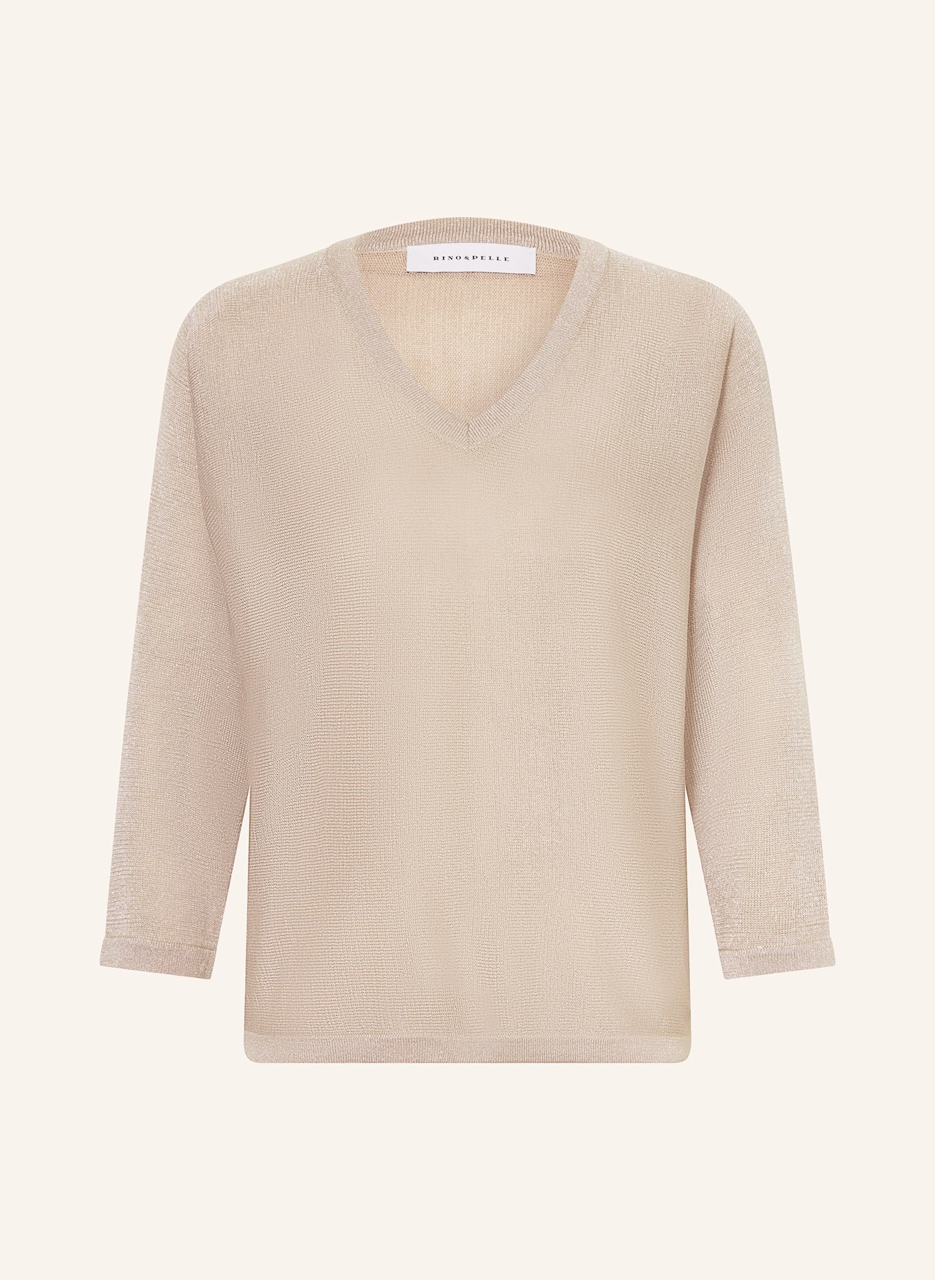 RINO & PELLE Pullover MULAN mit 3/4-Arm: BEIGE