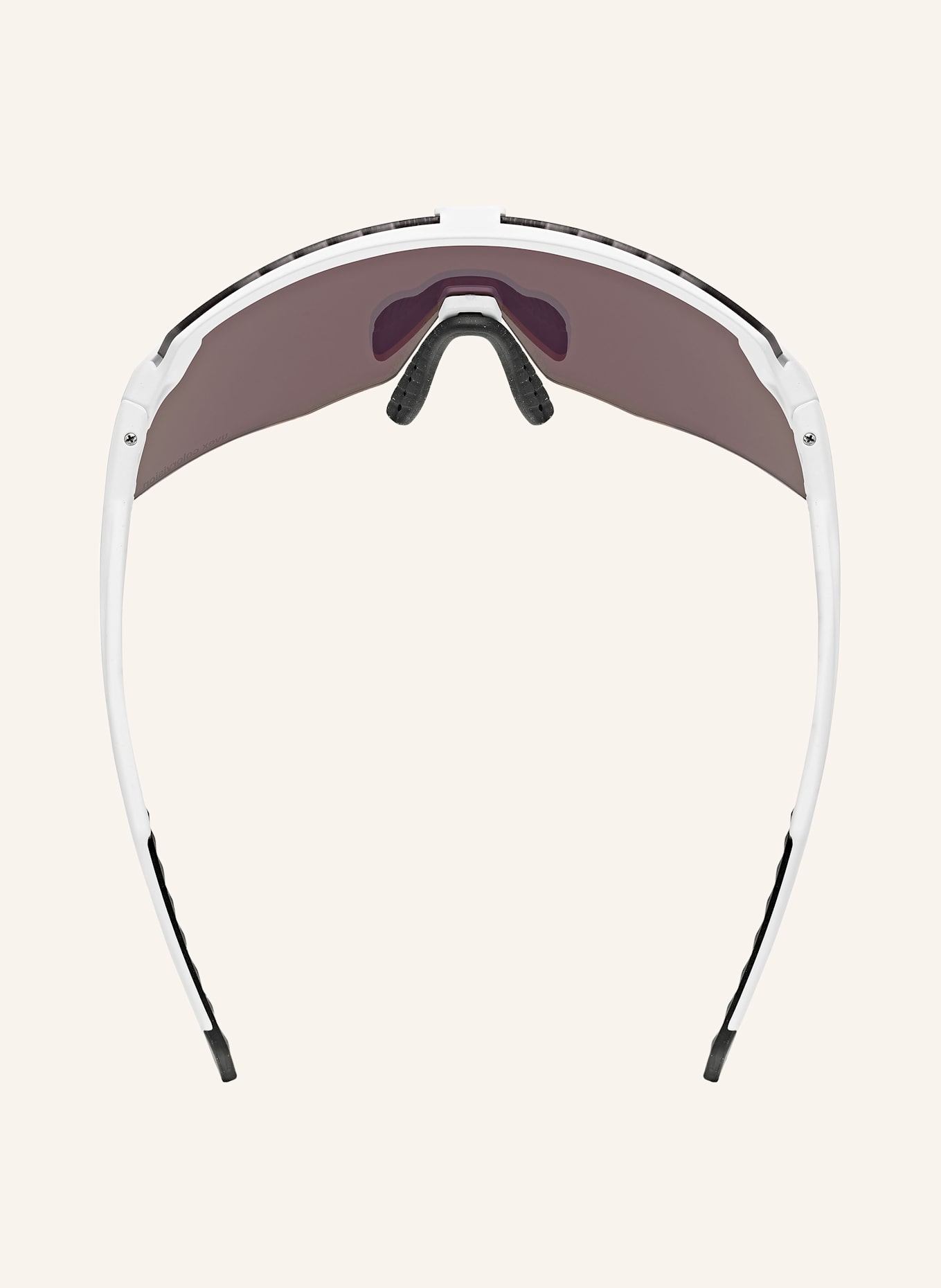 uvex Okulary rowerowe PACE STAGE S CV: 01403 – BIAŁY/ ŻÓŁTY LUSTRZANY