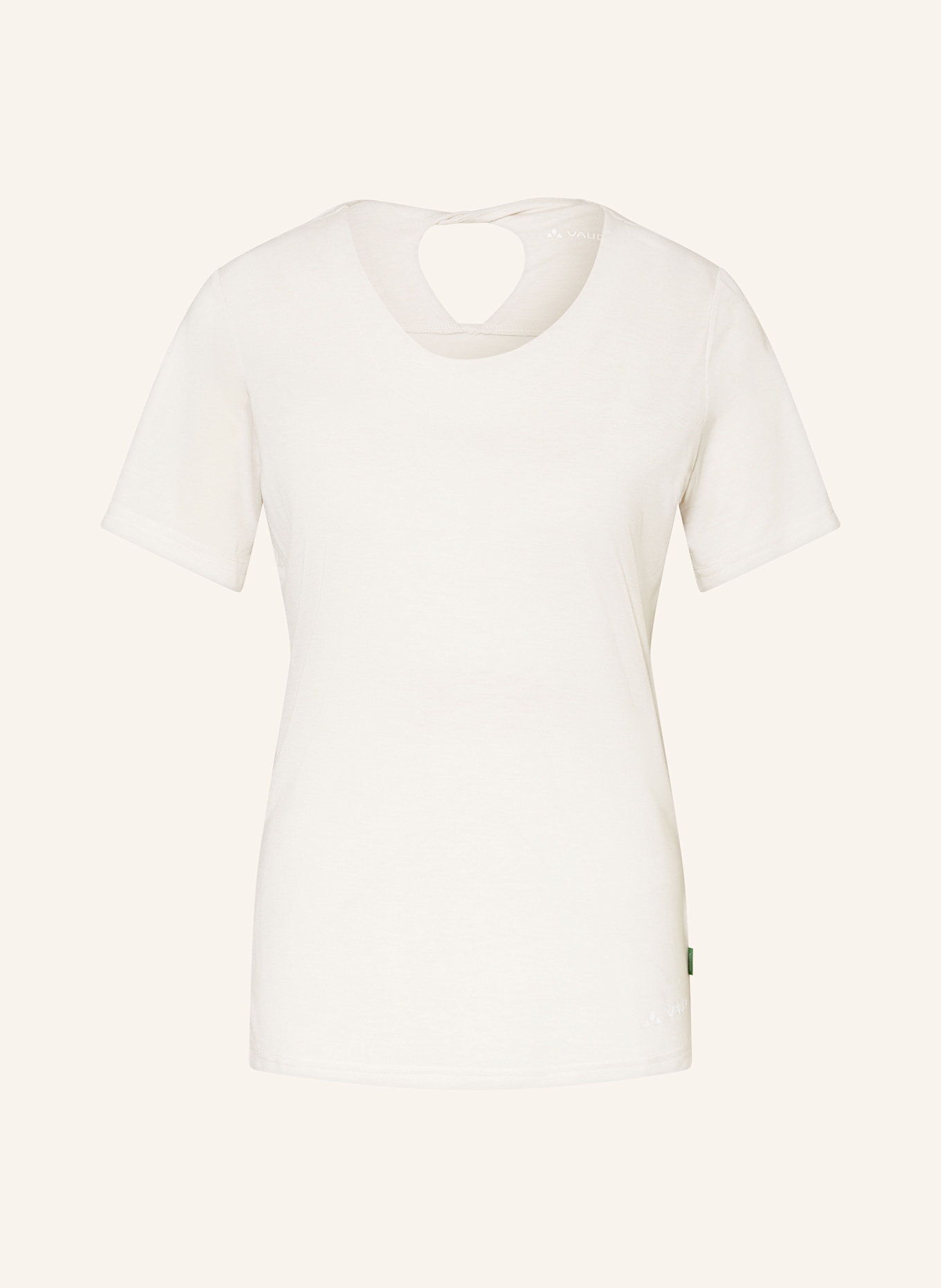 VAUDE T-shirt SKOMER HIKING II: CREME/ NUDE