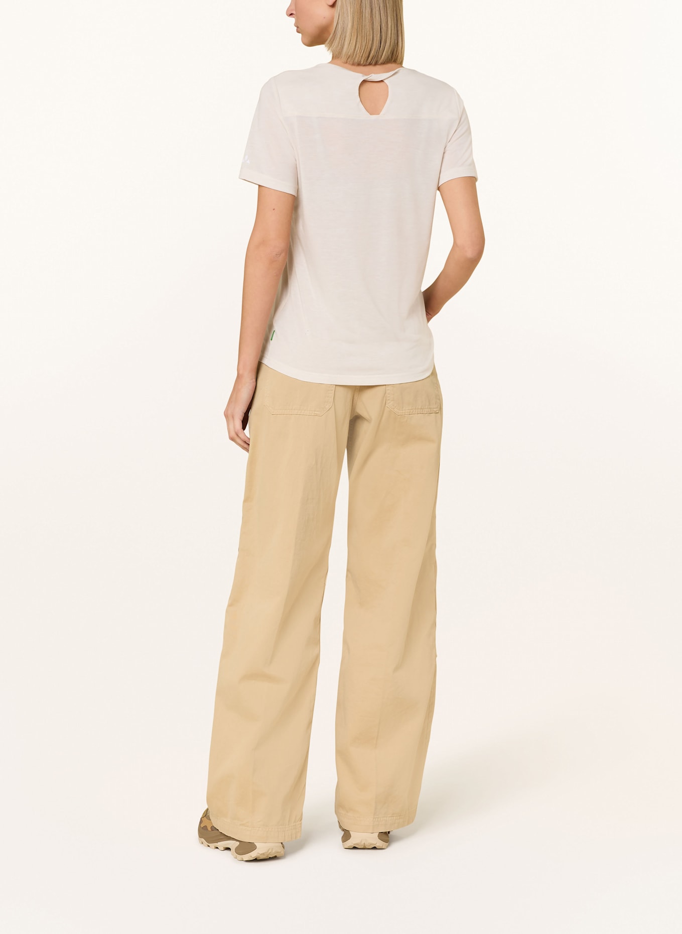 VAUDE T-shirt SKOMER HIKING II: CREME/ NUDE