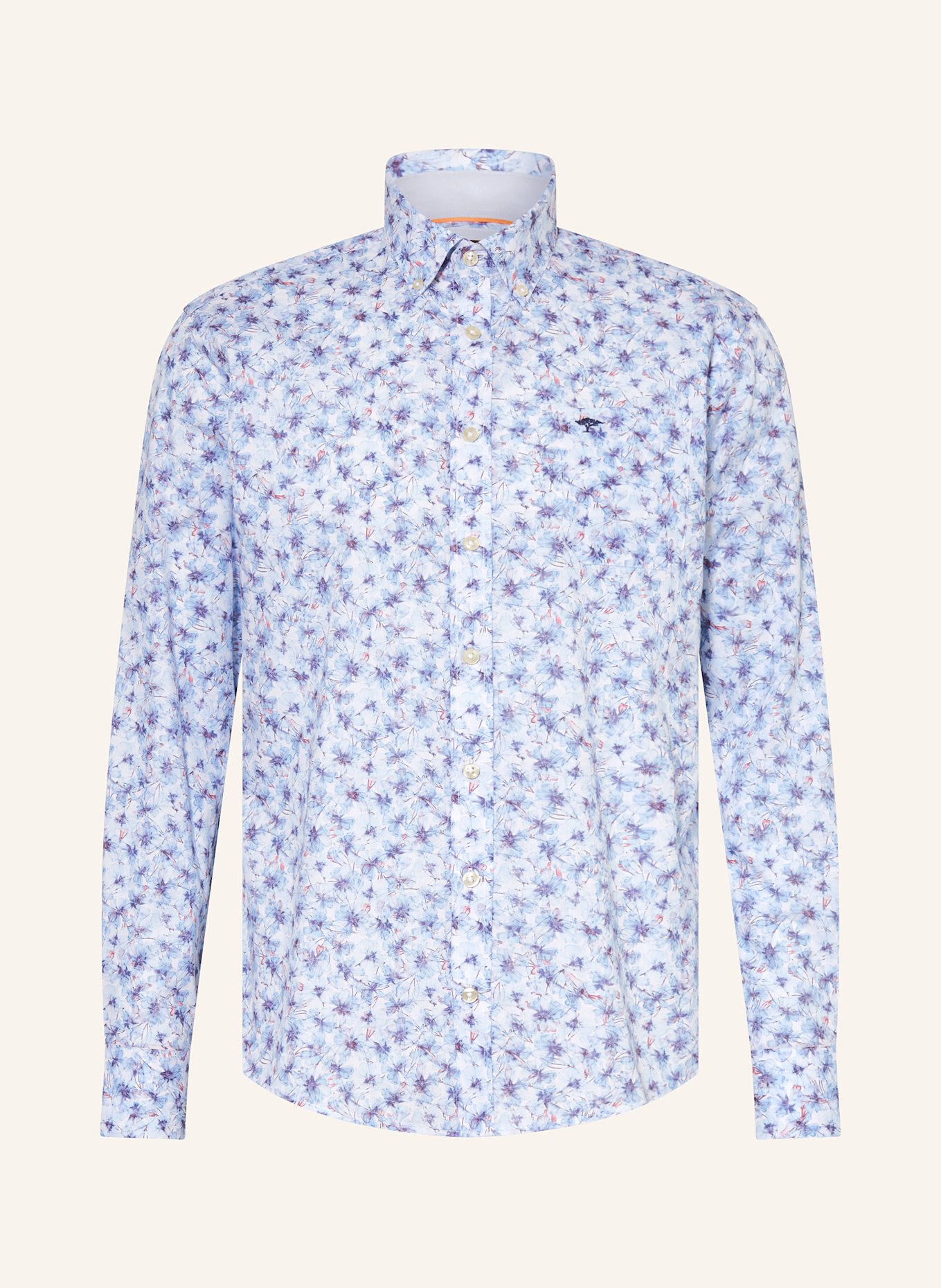 FYNCH-HATTON Koszula regular fit: JASNONIEBIESKI / RÓŻOWY / LILA