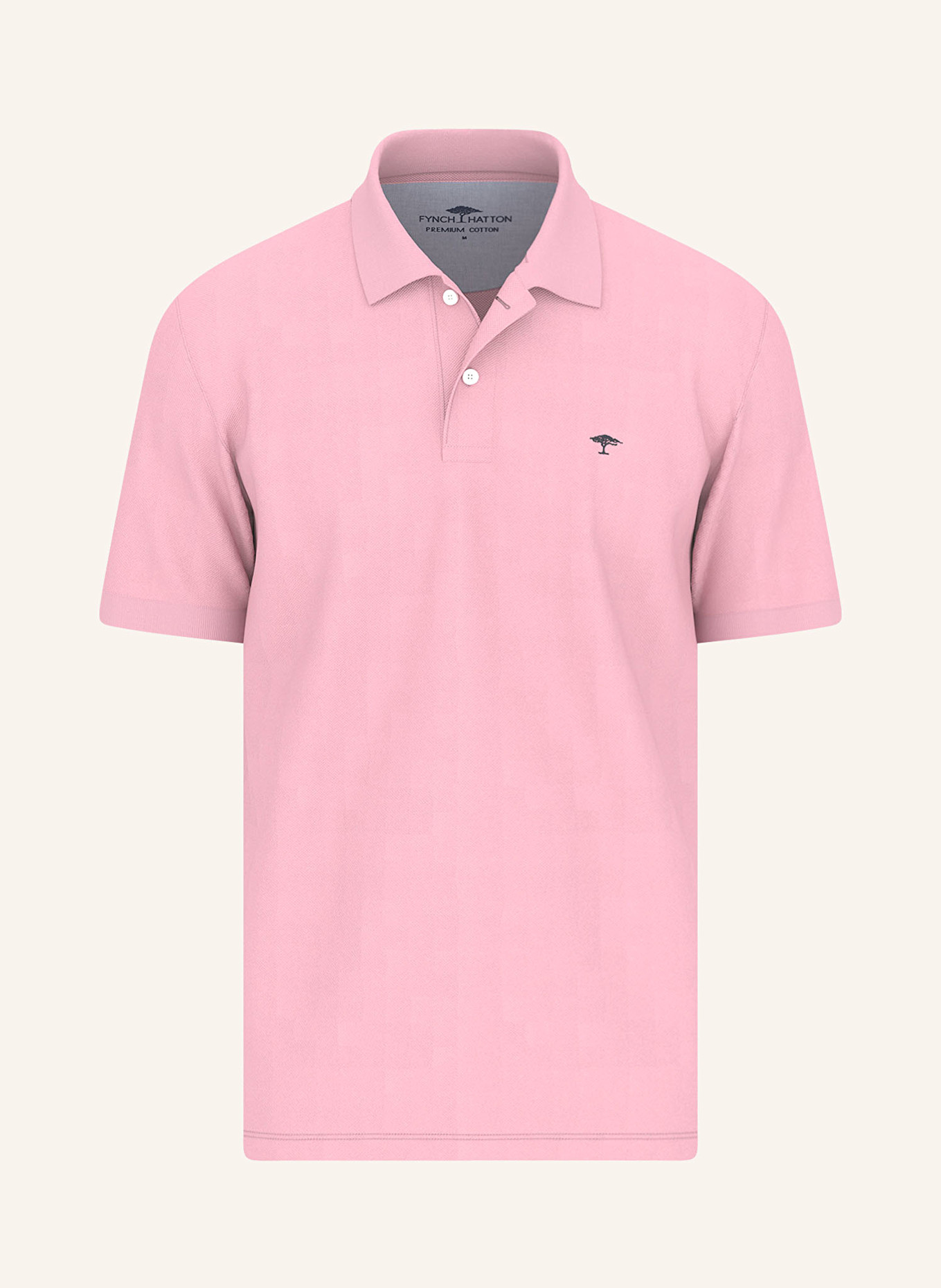 FYNCH-HATTON Piqué polo shirt: PINK