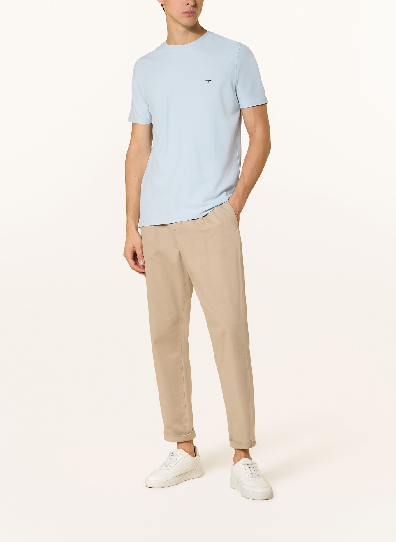 FYNCH-HATTON Tričko: TMAVĚ MODRÁ