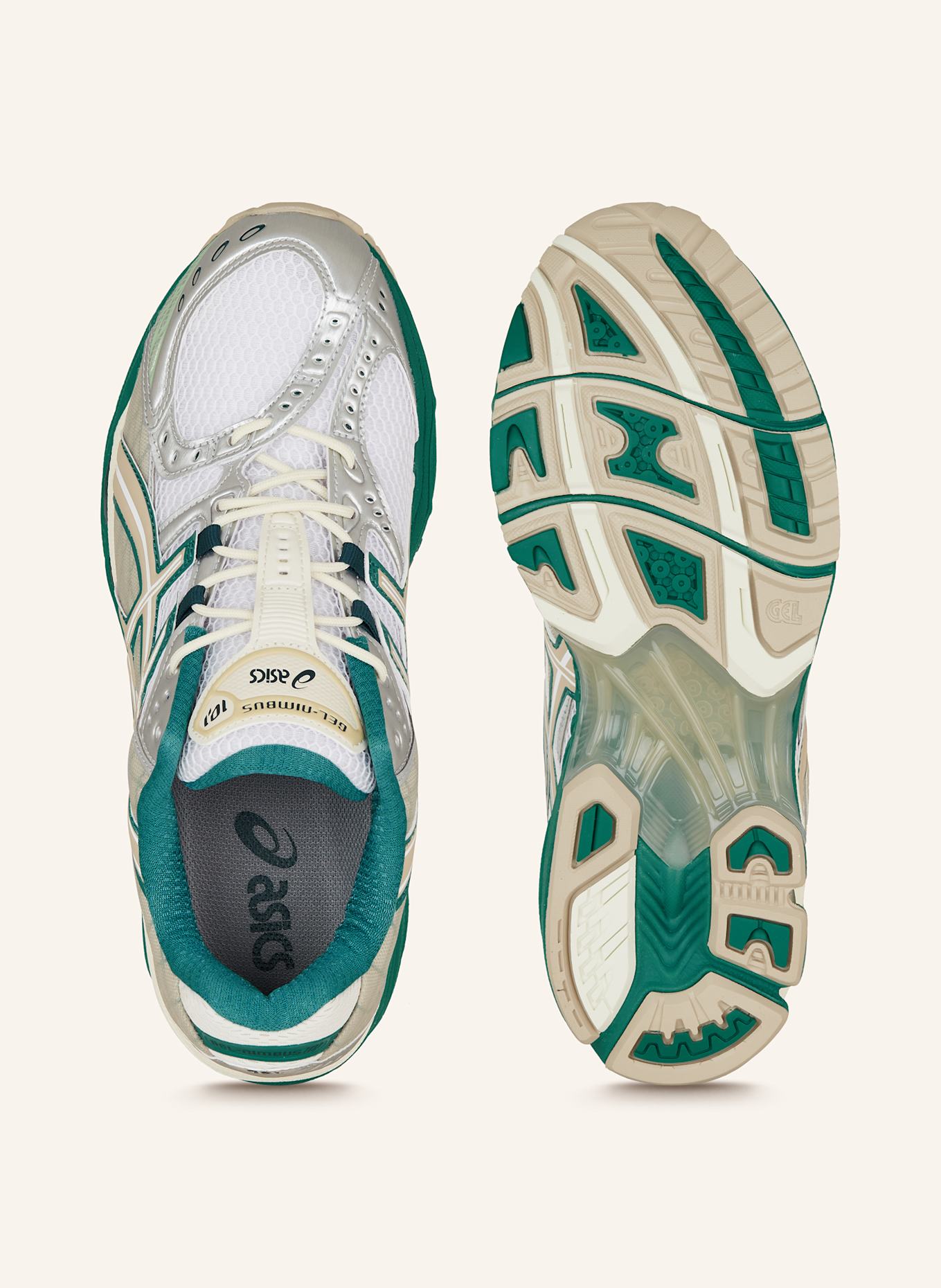 ASICS Sneaker GEL-NIMBUS 10.1: GRÜN/ WEISS/ HELLGRÜN