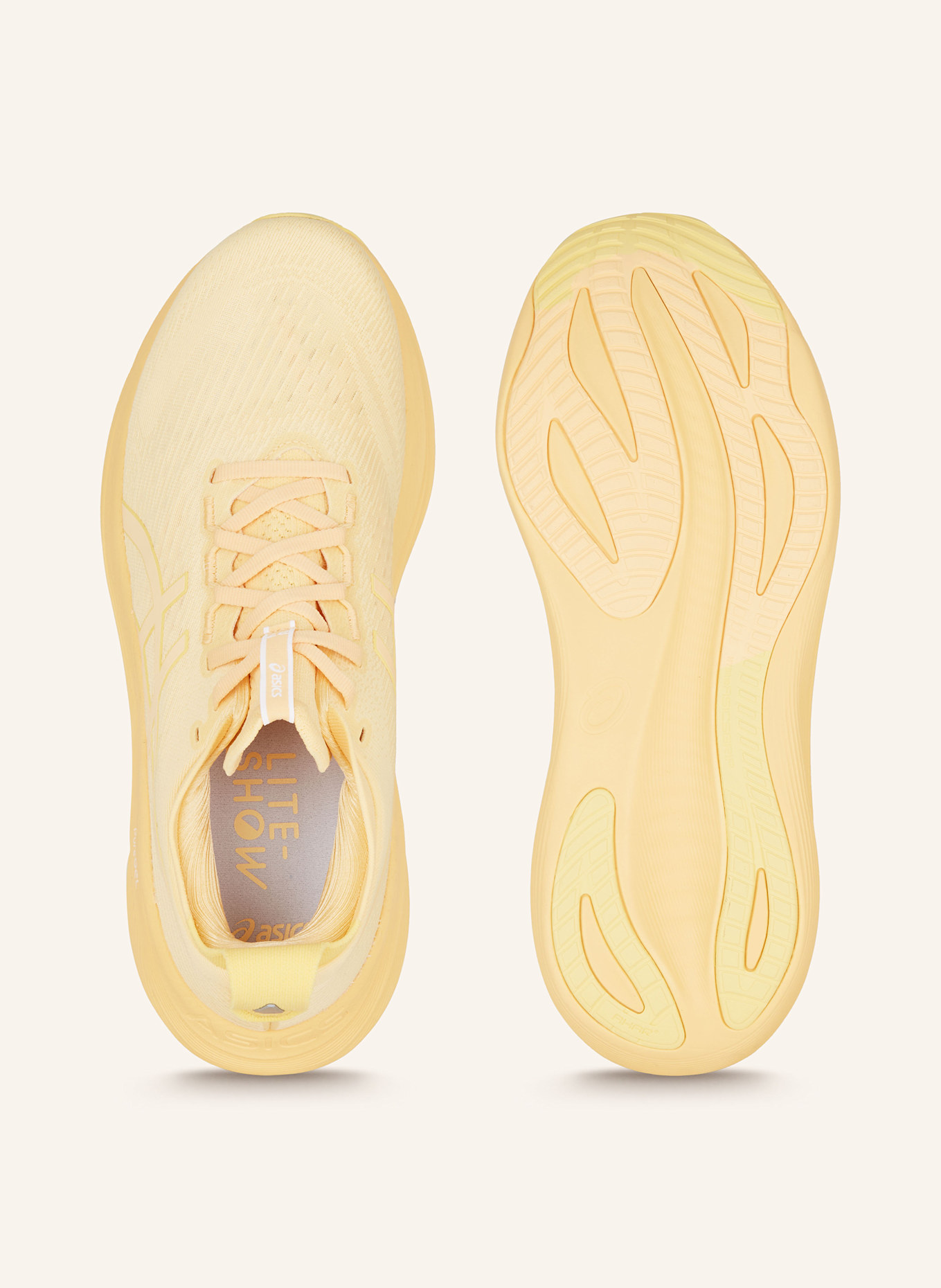 ASICS GEL-NIMBUS 27 LITE-SHOW running shoes: LIGHT ORANGE