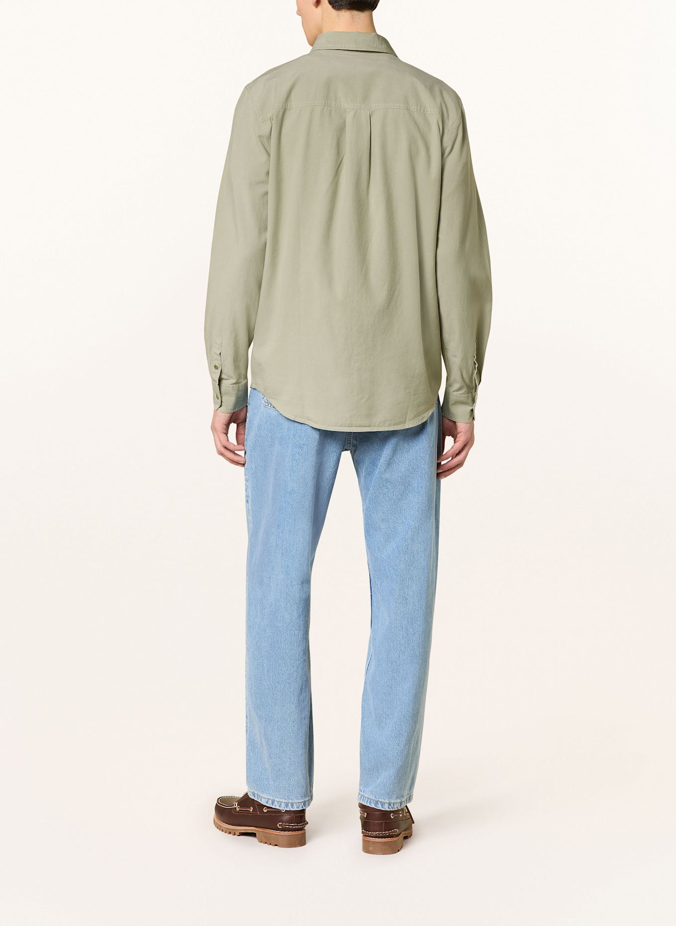 ARMEDANGELS Hemd GIAALO Comfort Fit: HELLGRÜN