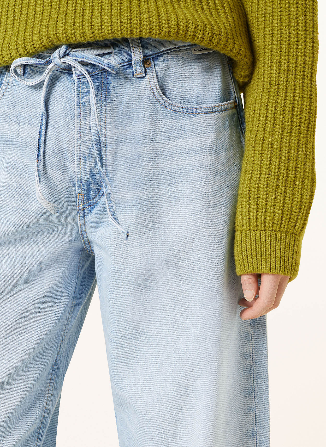 ARMEDANGELS Straight Jeans ASTRAEAAS: HELLBLAU