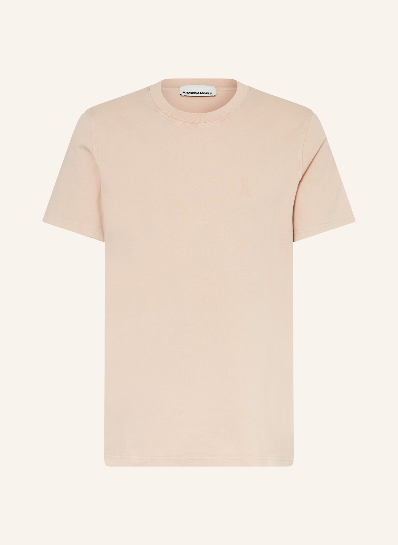 ARMEDANGELS T-shirt MAARKOS: BLADORÓŻOWY