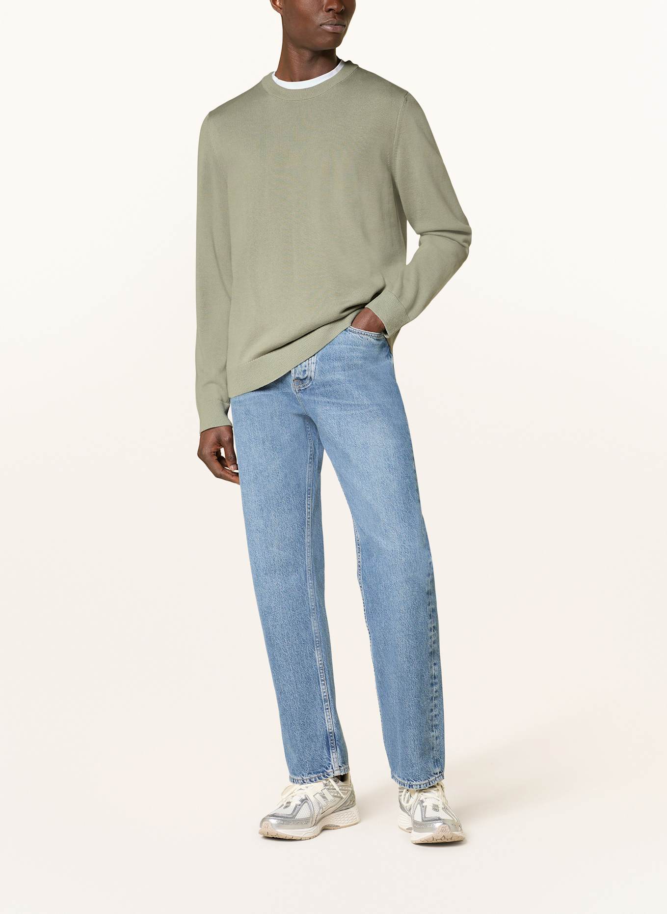 ARMEDANGELS Sweater LOUKAA: LIGHT GREEN