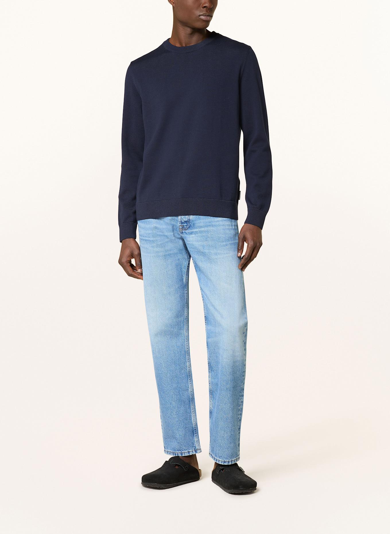 ARMEDANGELS Trui LOUKAA: DONKERBLAUW