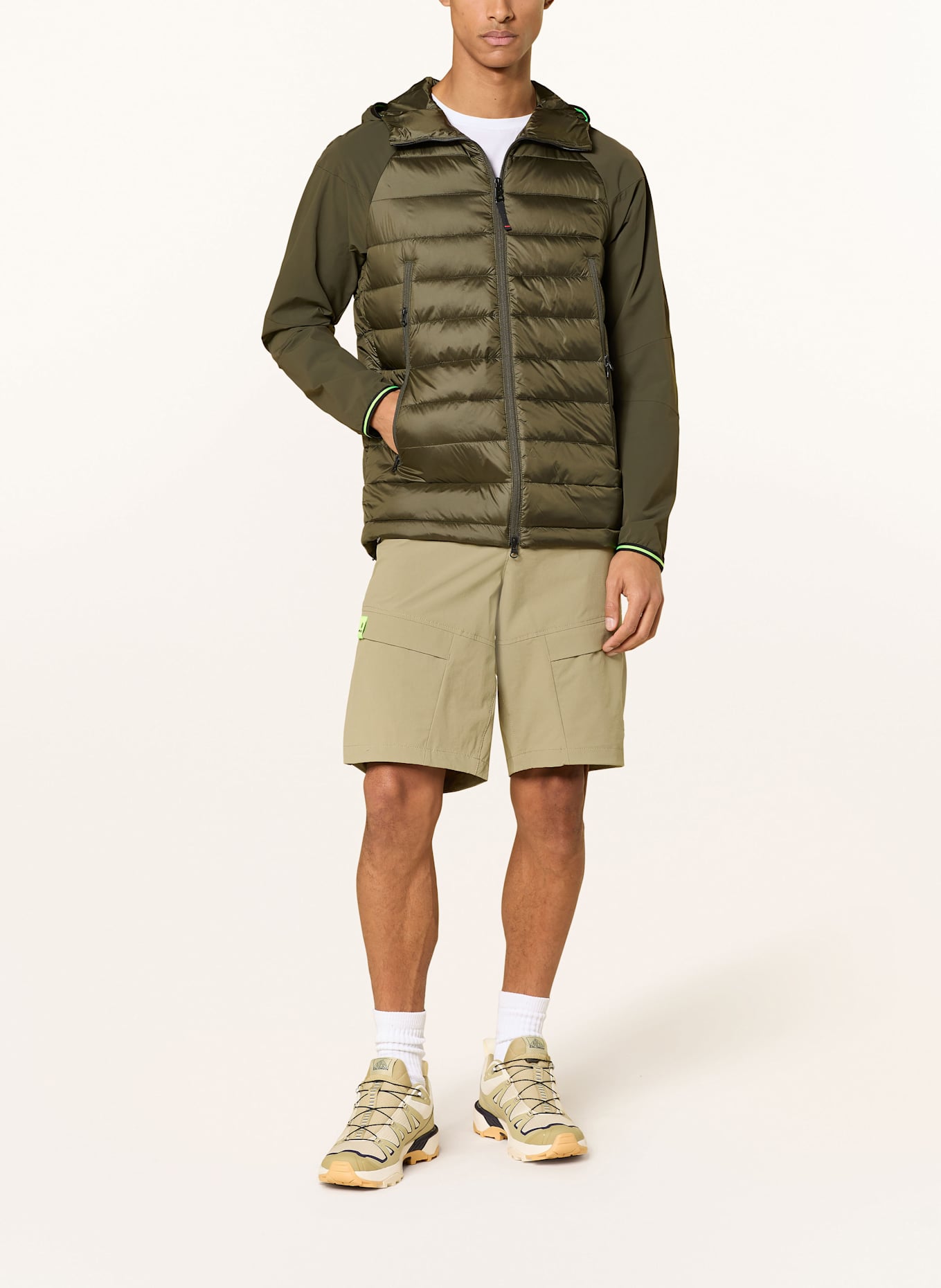 FIRE+ICE Kurtka hybrydowa KEGAN: OLIWKOWY