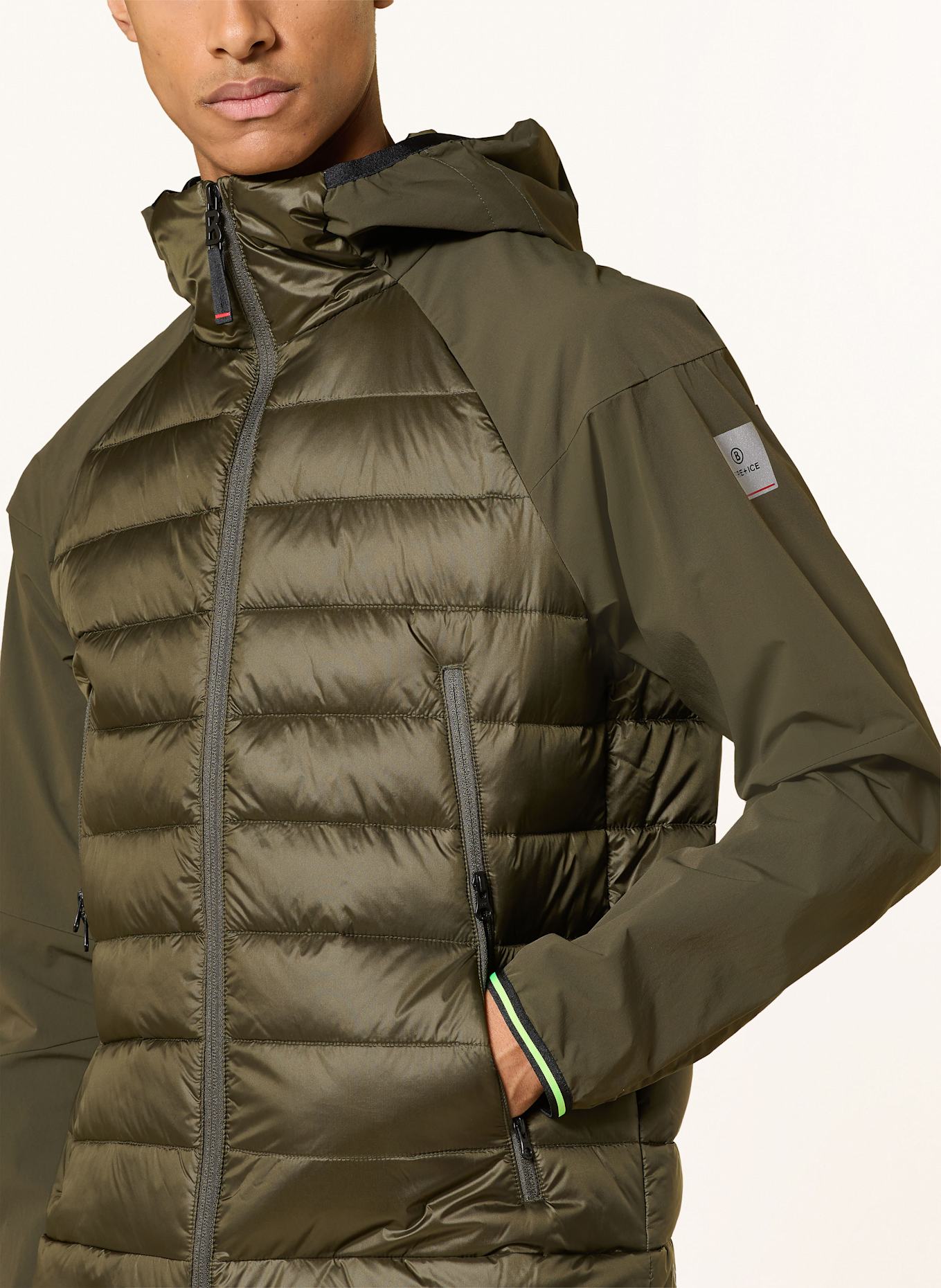 FIRE+ICE Kurtka hybrydowa KEGAN: OLIWKOWY