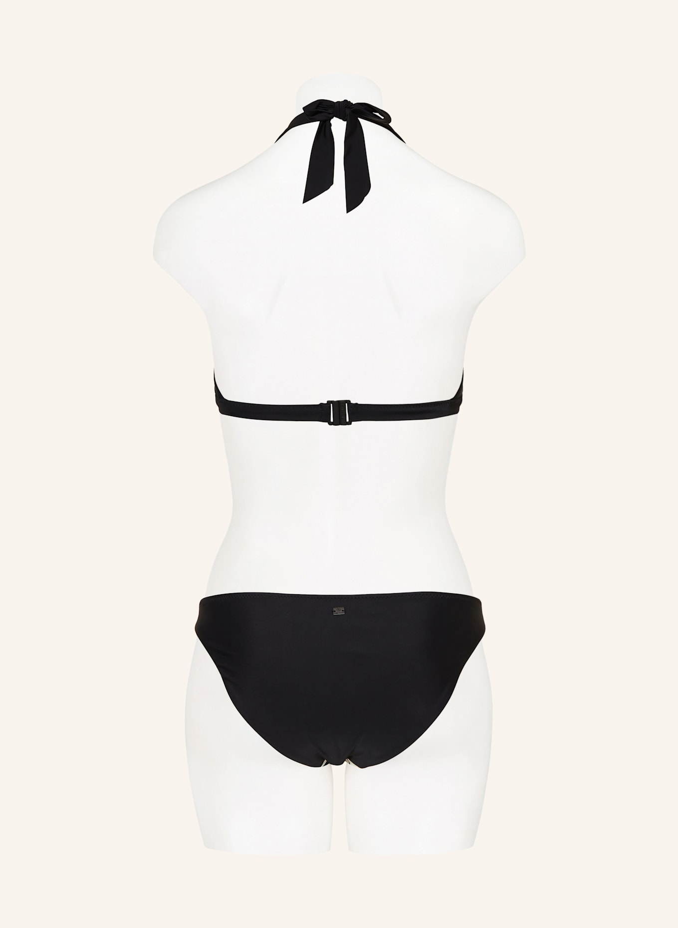 FIRE+ICE Neckholder-Bikini-Top JASMIN2: SCHWARZ/ WEISS