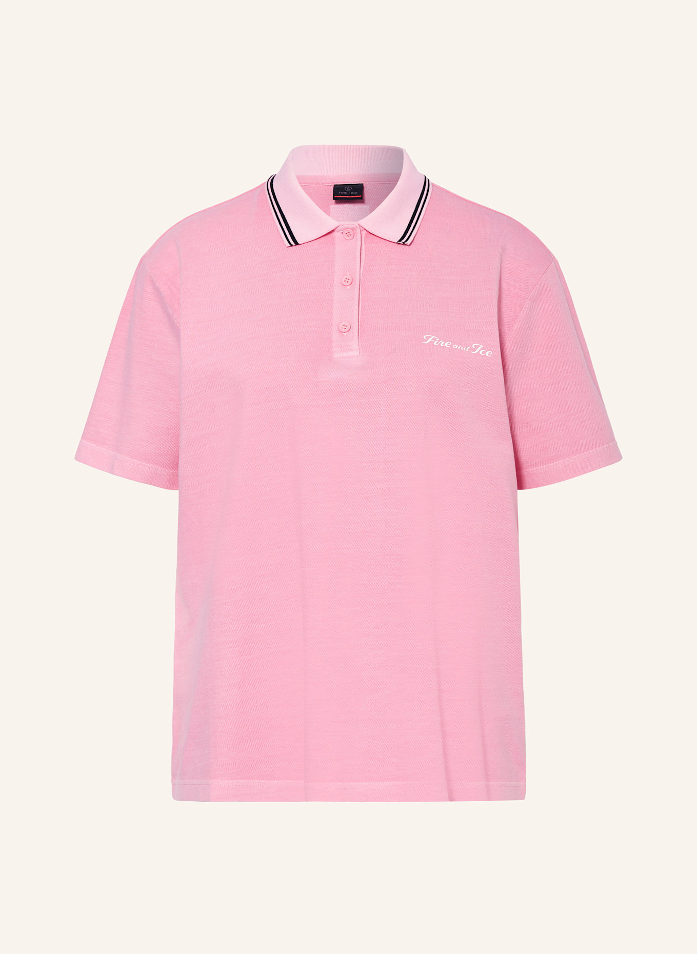 FIRE+ICE Piqué polo shirt XARA: PINK