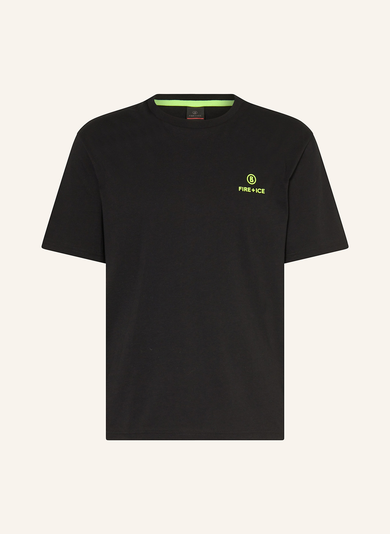 FIRE+ICE Tričko MICK3: ČERNÁ / SVĚTLE ŠEDÁ