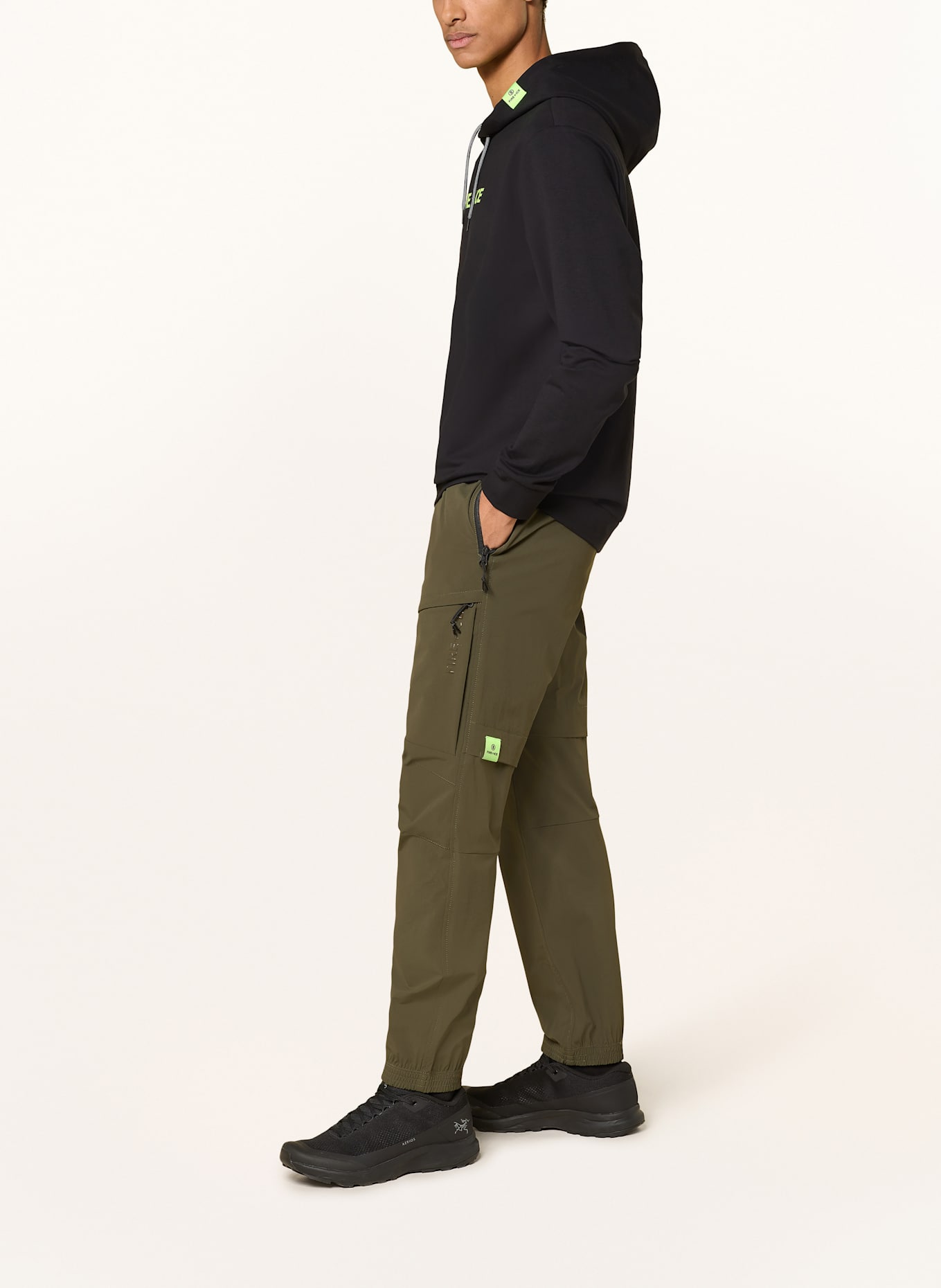 FIRE+ICE Hoodie CADELL: BLACK